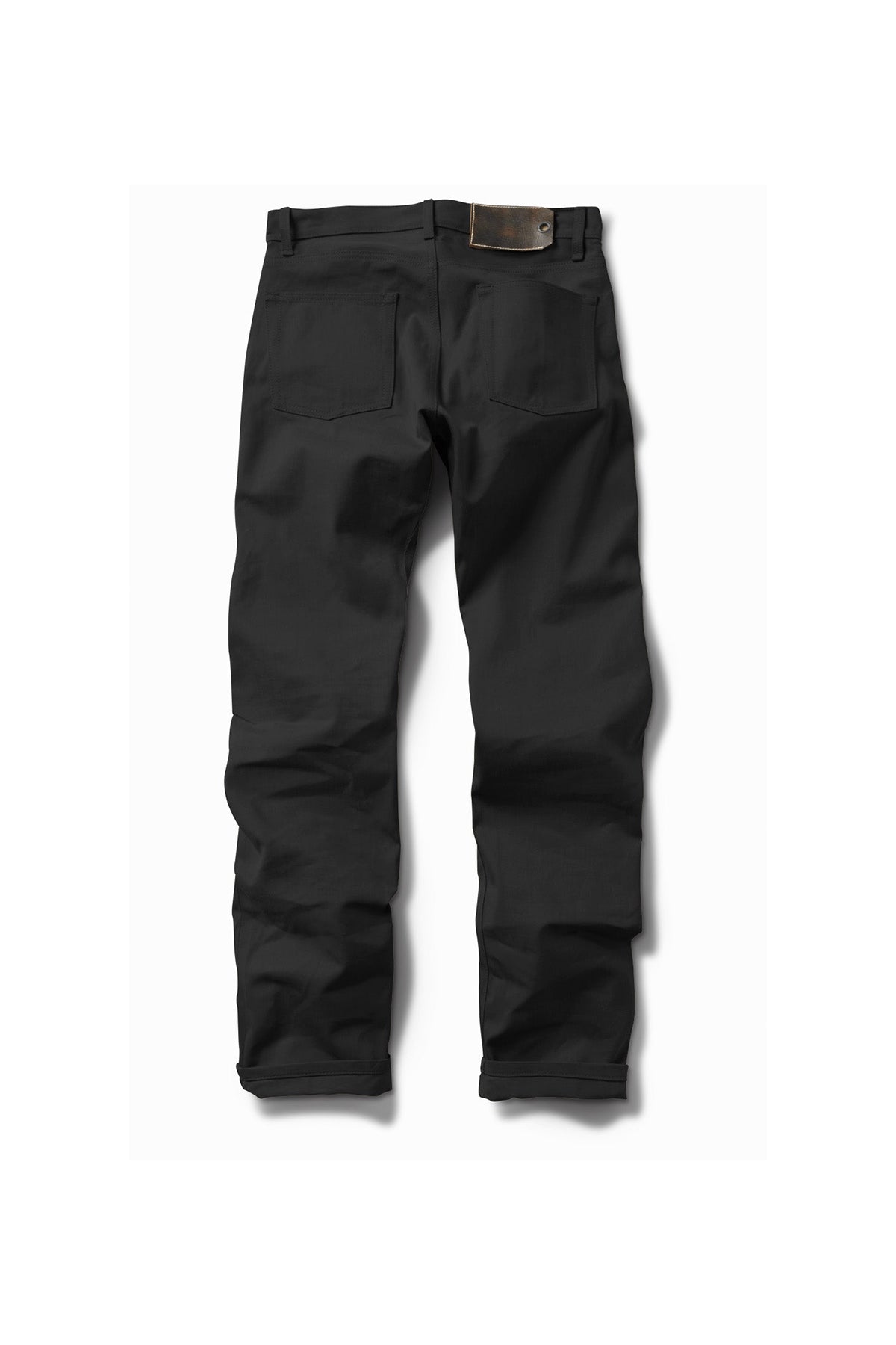 SCHAEFFER'S GARMENT HOTEL | BLACK JAPANESE STRETCH DOUBLE FRONT - 103 TALL RISE JEANS