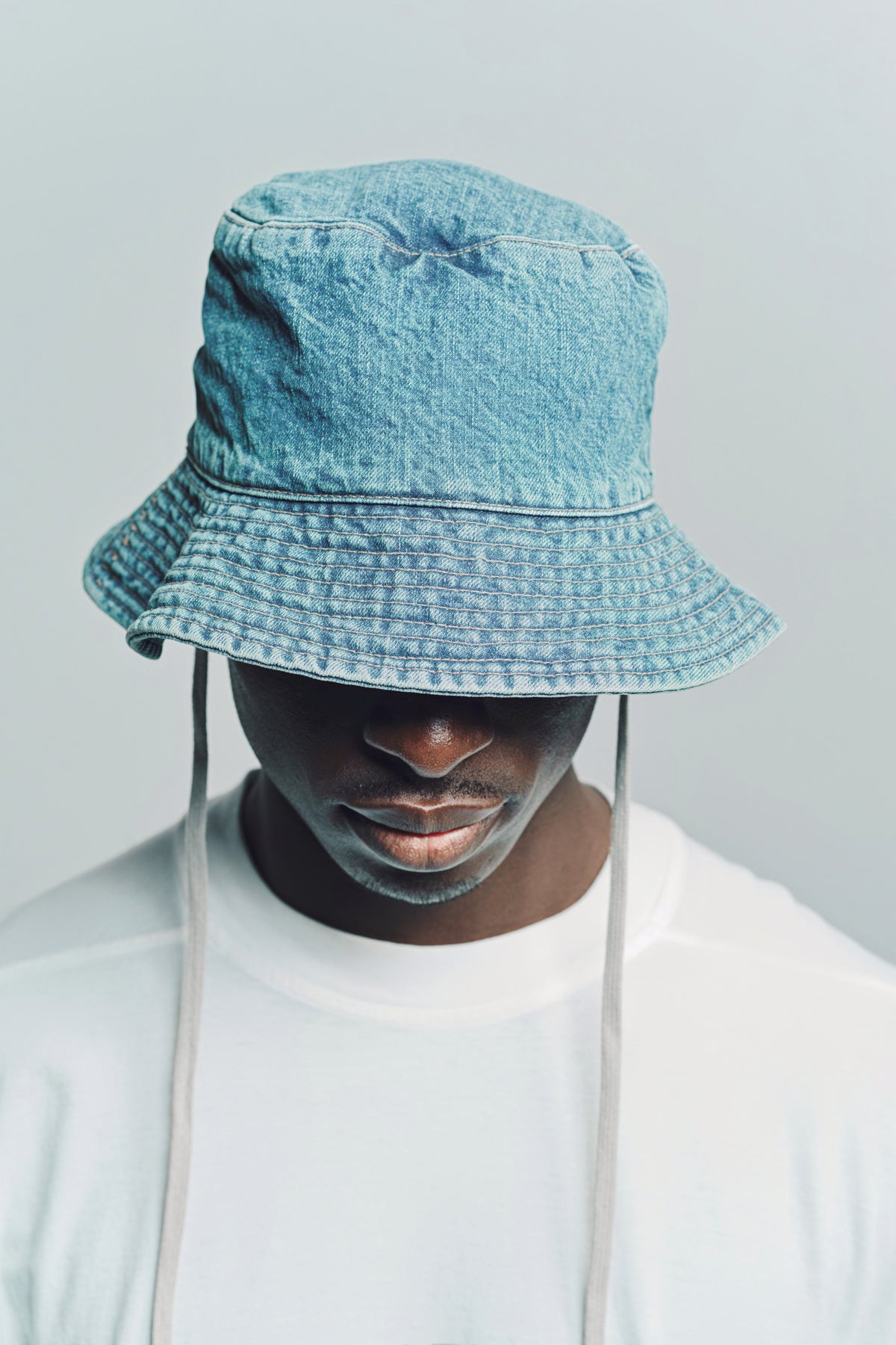 RICK OWENS DRKSHDW | DENIM GILLIGAN HAT