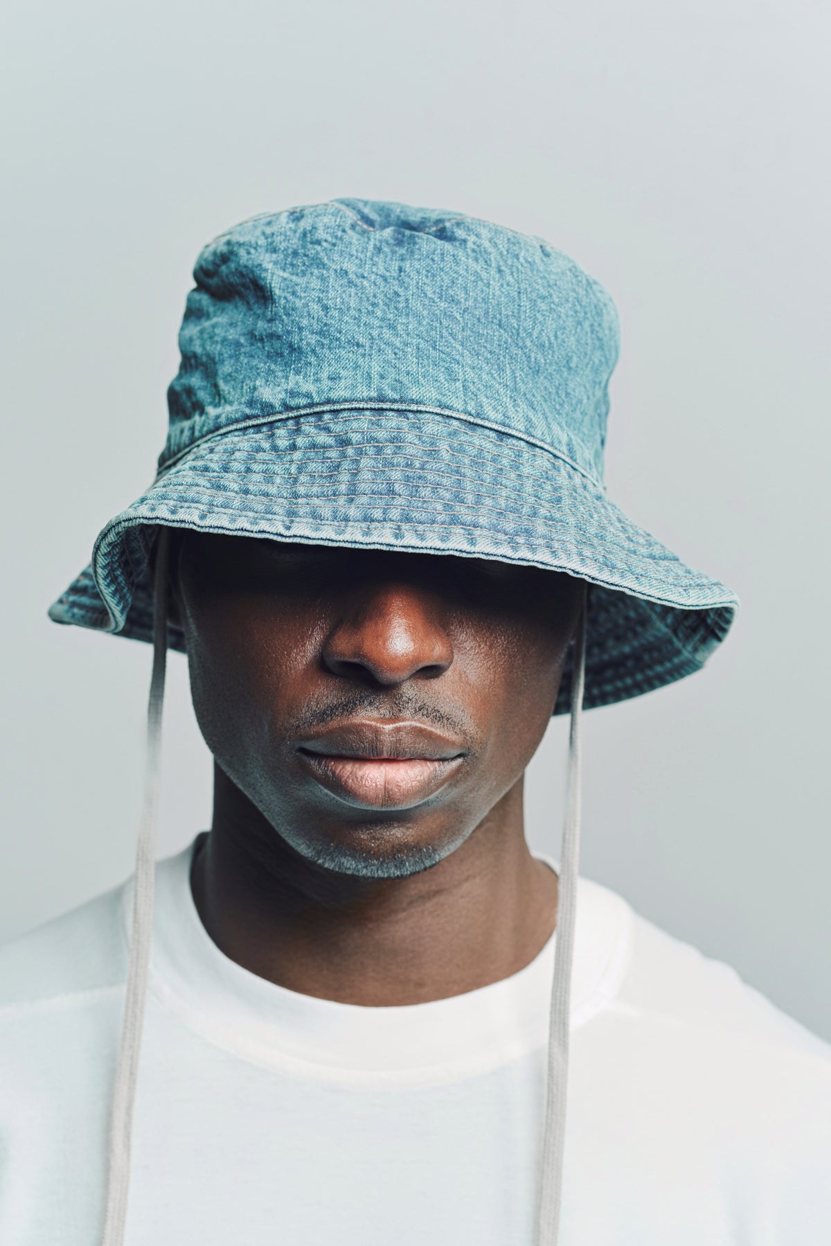 RICK OWENS DRKSHDW | DENIM GILLIGAN HAT