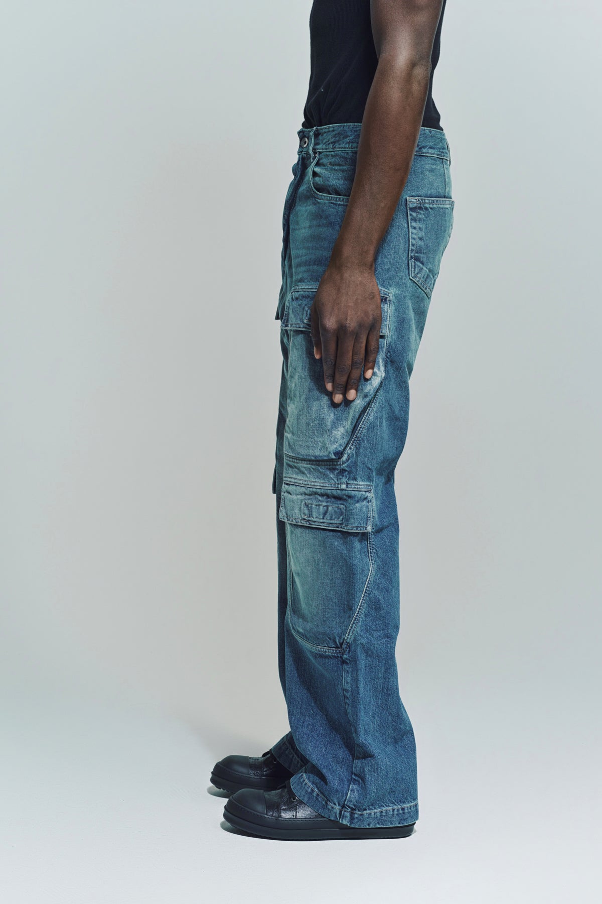 RICK OWENS DRKSHDW | DOUBLE CARGO JEANS