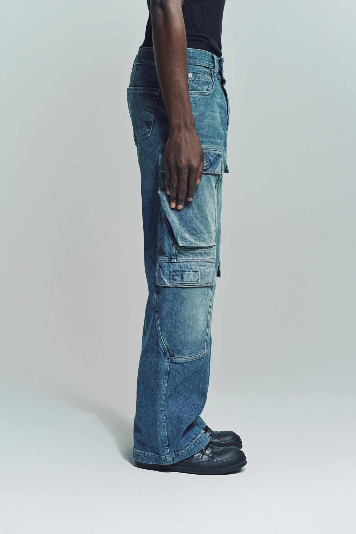 RICK OWENS DRKSHDW | DOUBLE CARGO JEANS