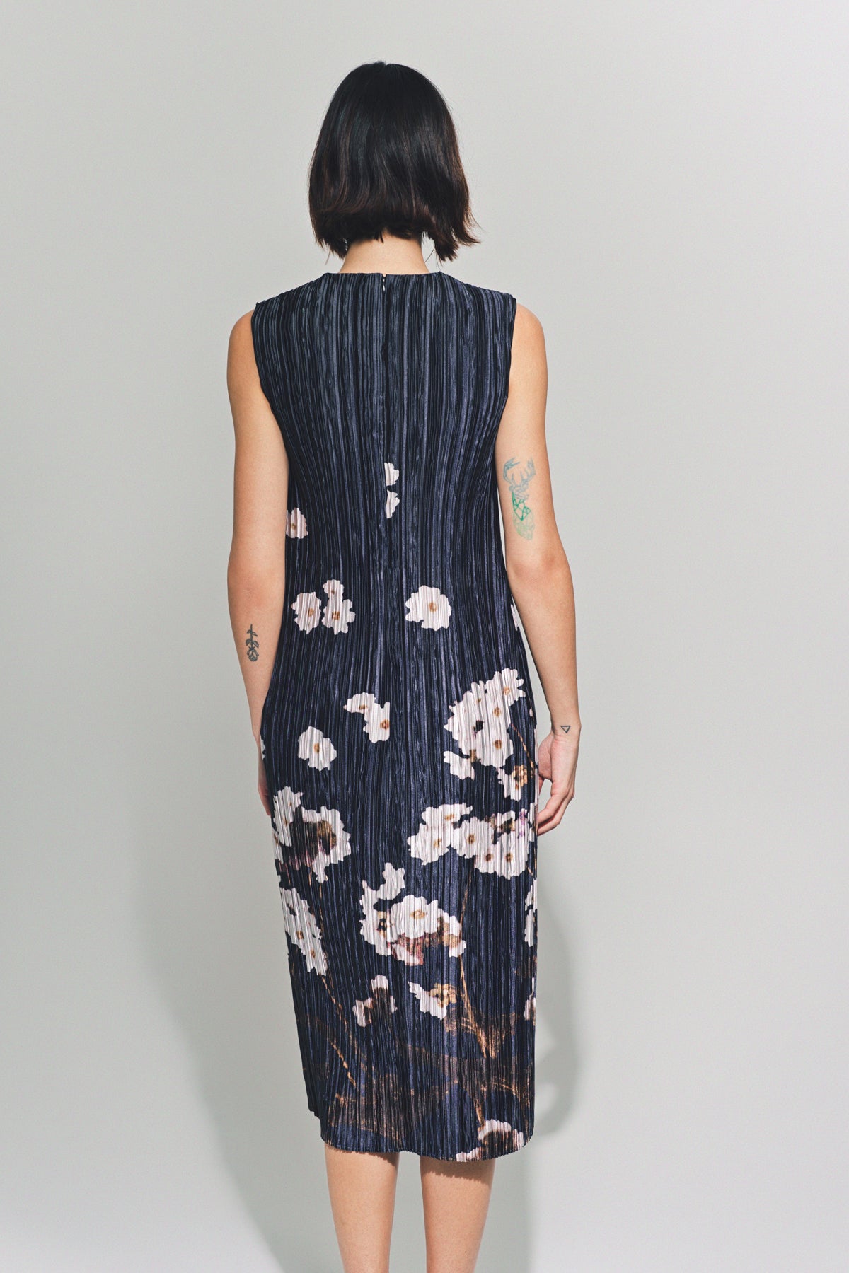 ERDEM | PLEATED SLEEVELESS DRESS - MAXFIELD LA