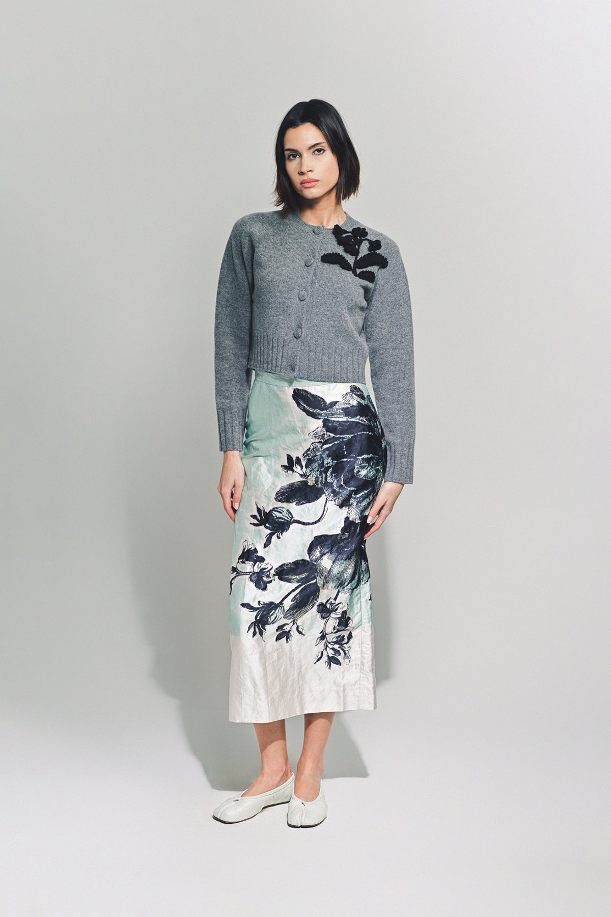 ERDEM | PENCIL MIDI SKIRT - MAXFIELD LA