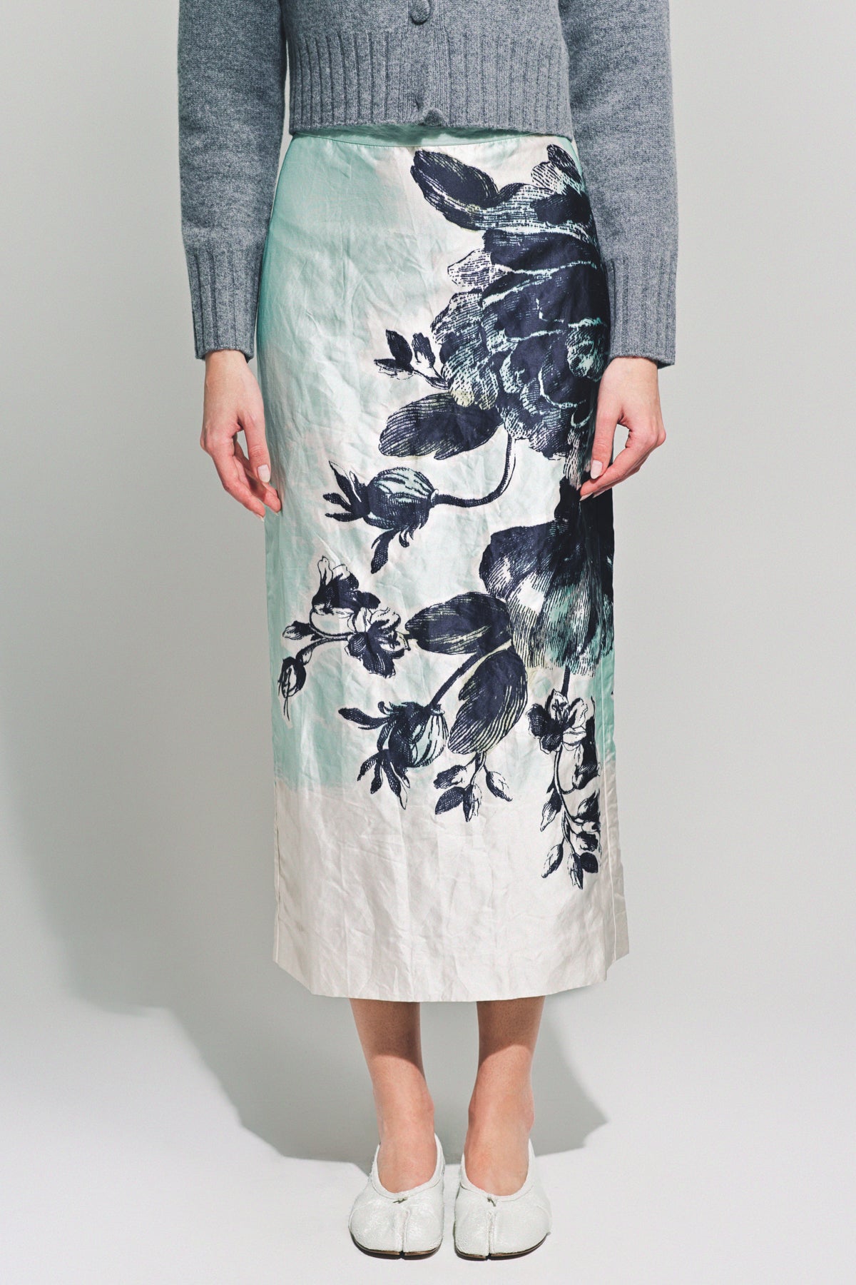 ERDEM | PENCIL MIDI SKIRT - MAXFIELD LA