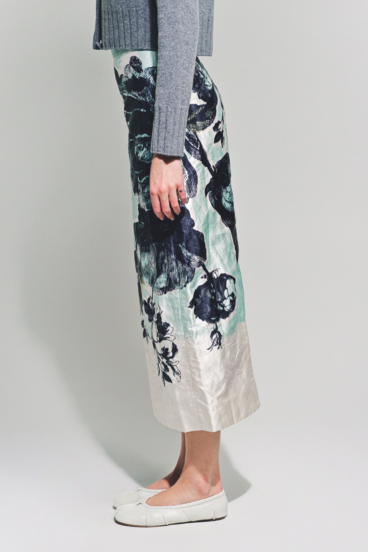 ERDEM | PENCIL MIDI SKIRT - MAXFIELD LA