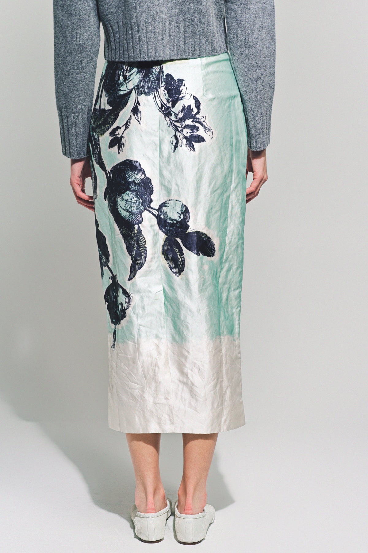 ERDEM | PENCIL MIDI SKIRT - MAXFIELD LA