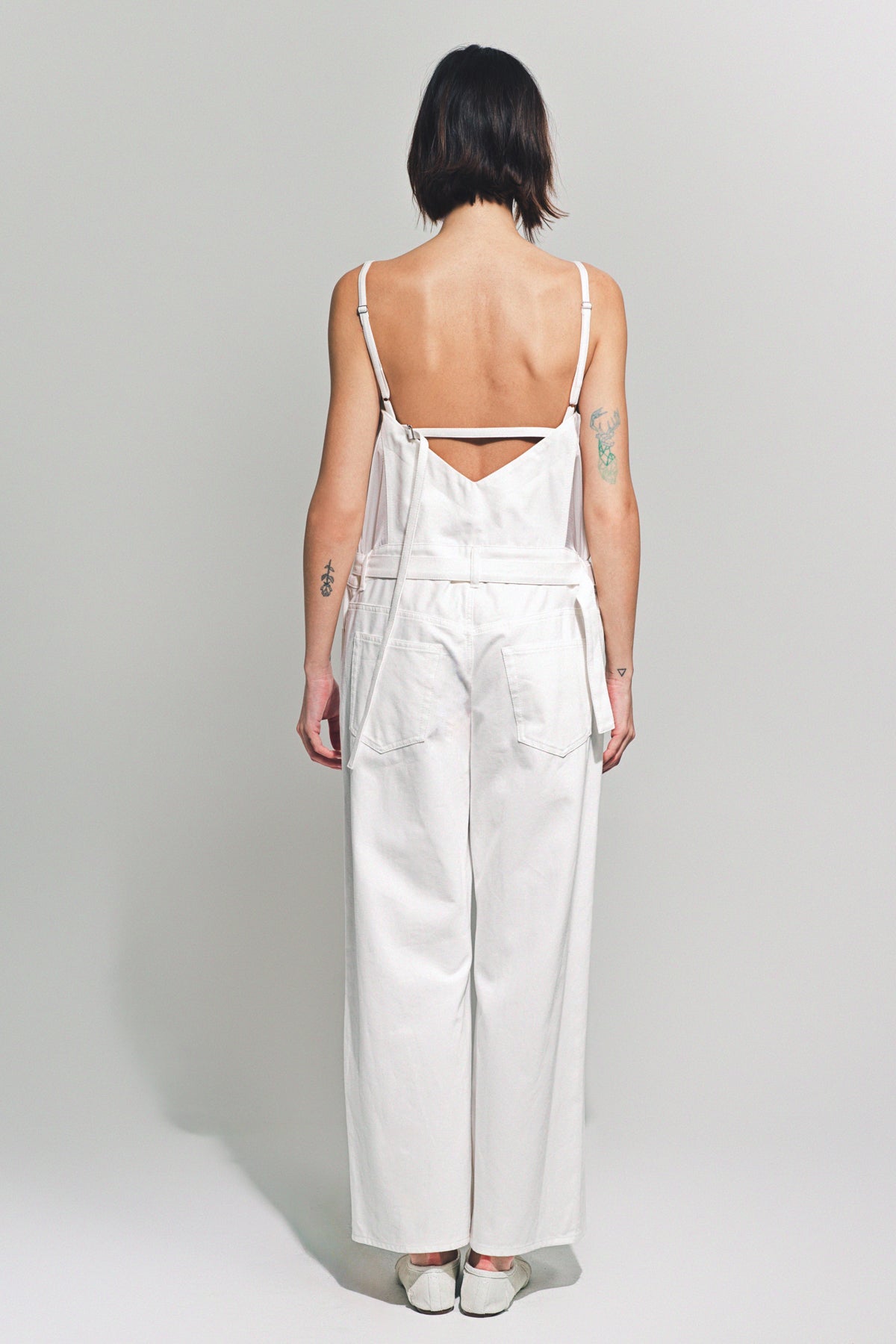 SACAI | DENIM MIX JUMPSUIT - MAXFIELD LA