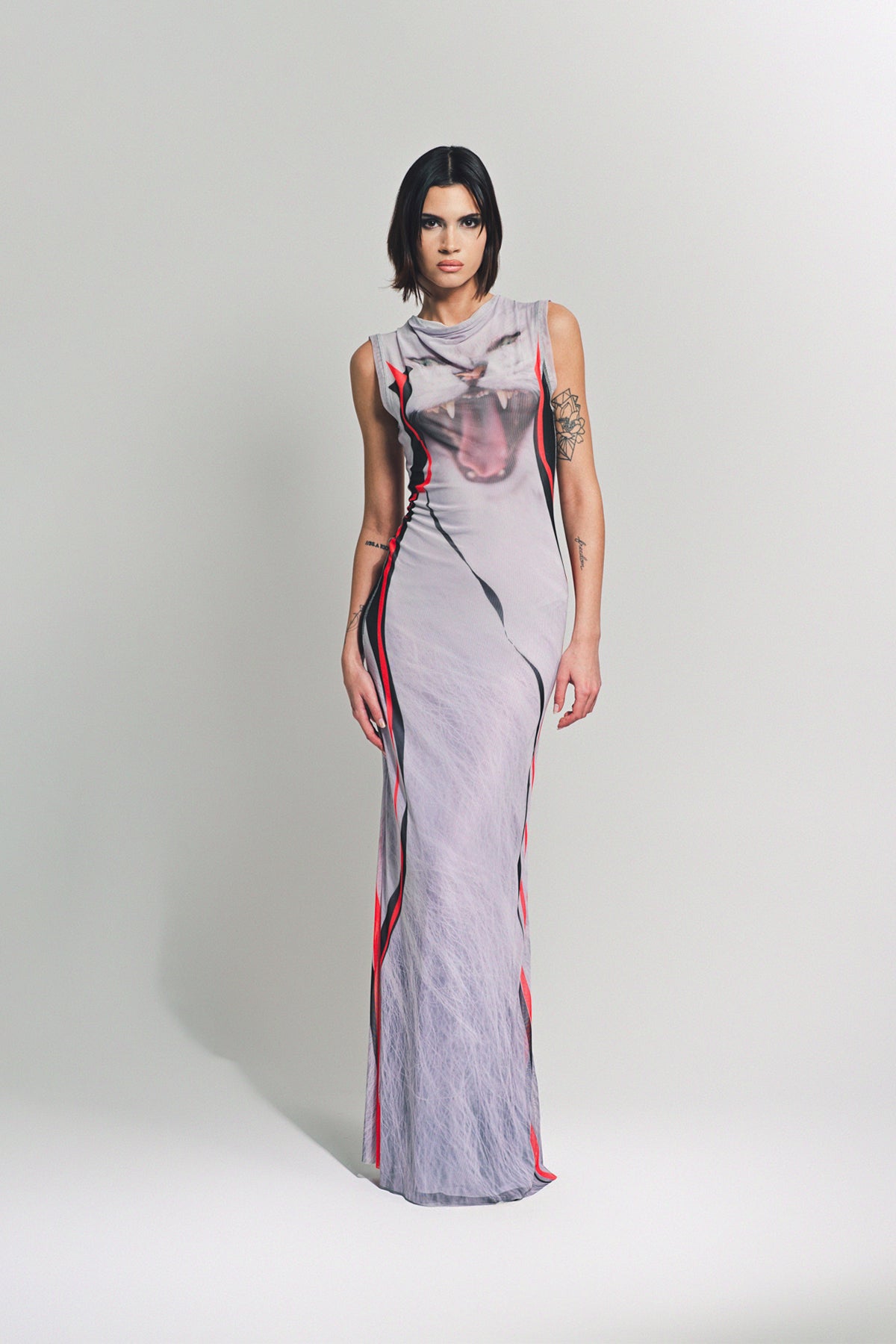 OTTOLINGER | MESH MAXI DRESS - MAXFIELD LA