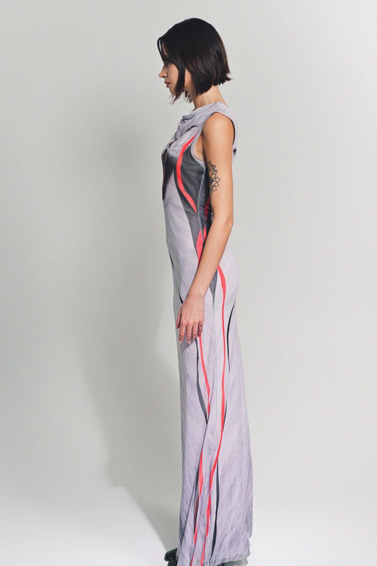 OTTOLINGER | MESH MAXI DRESS - MAXFIELD LA