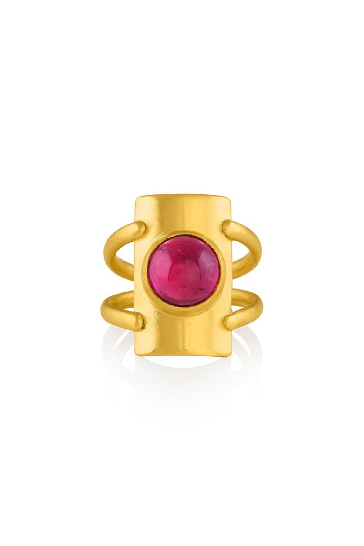 HERNSDORF | WARRIOR RING WITH RUBELLITE