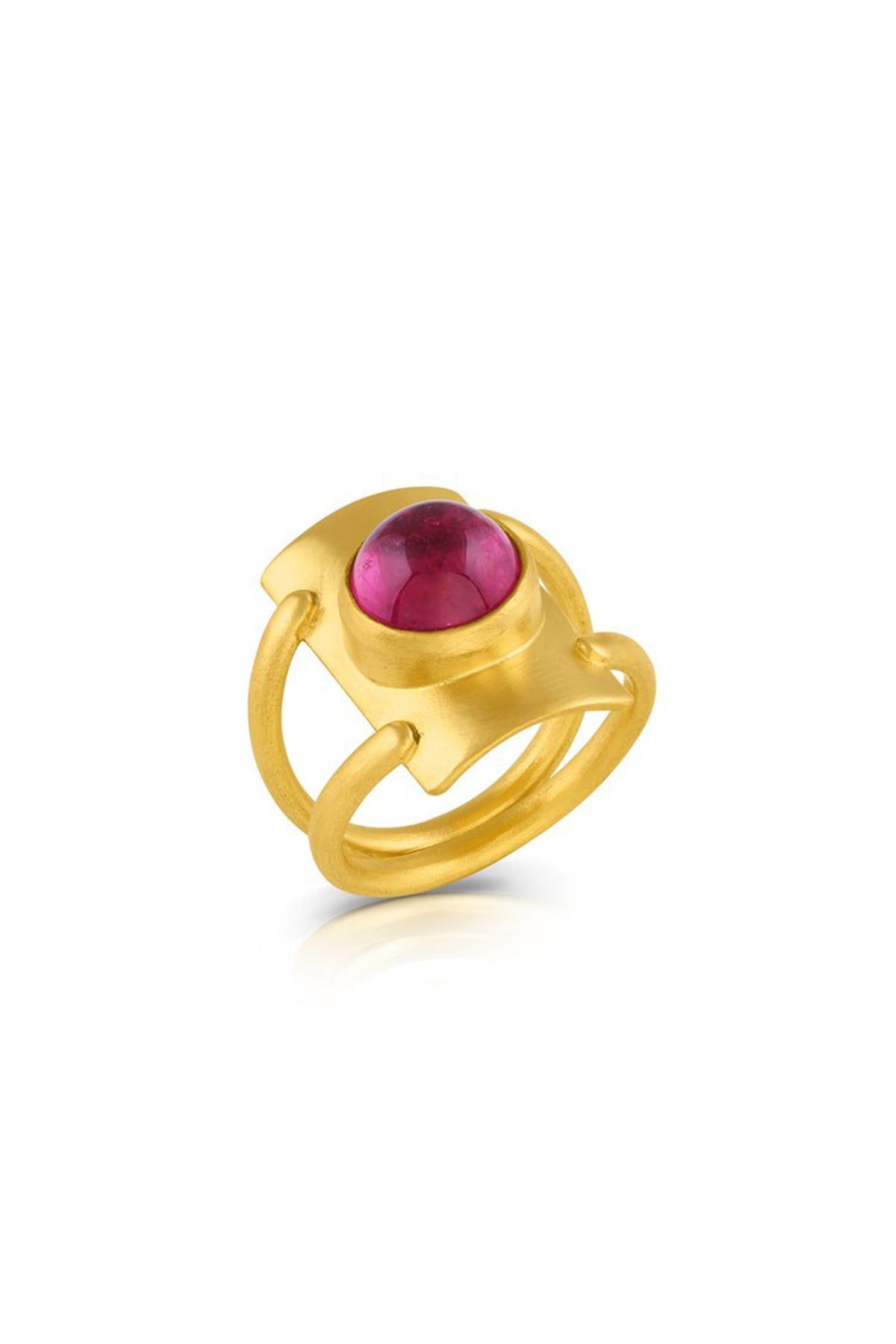 HERNSDORF | WARRIOR RING WITH RUBELLITE