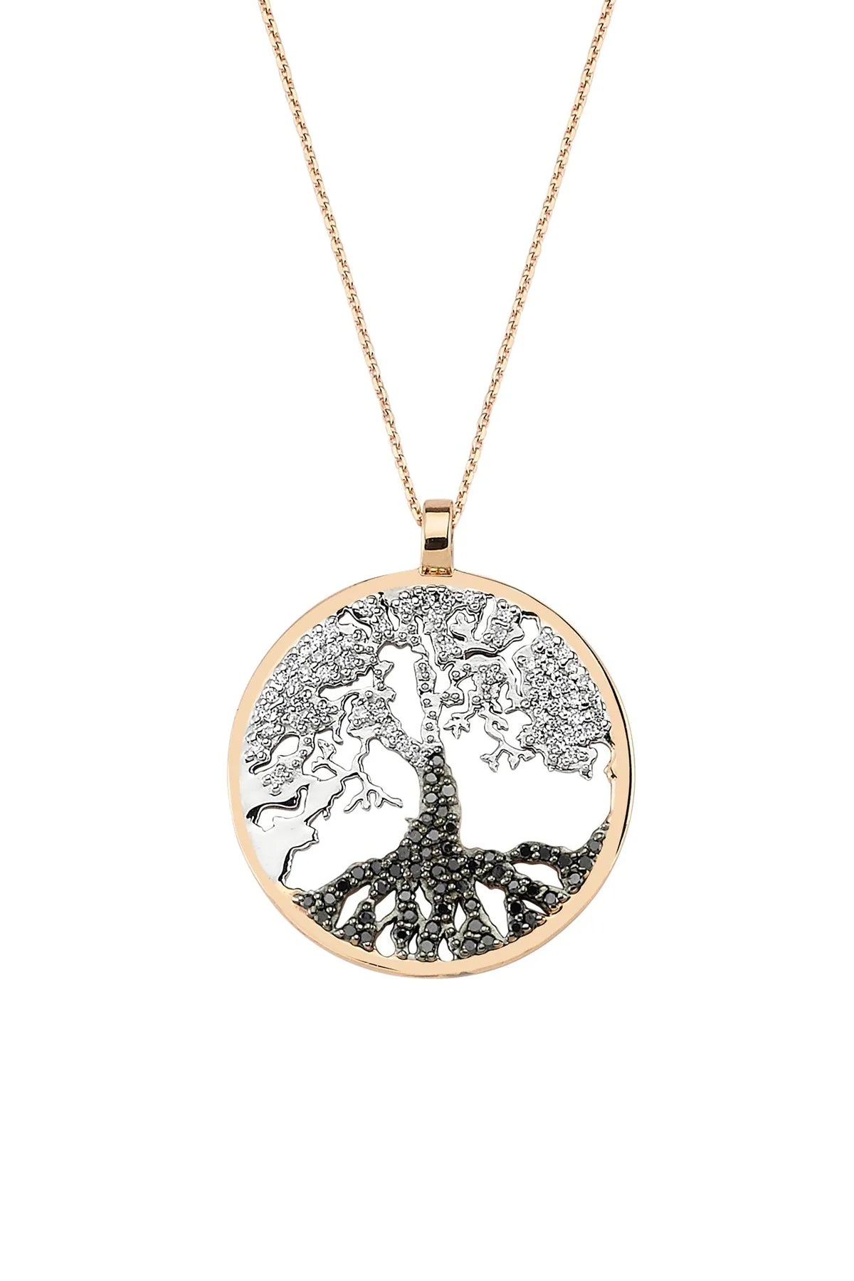 BEE GODDESS | TREE OF LIFE DIAMOND NECKLACE