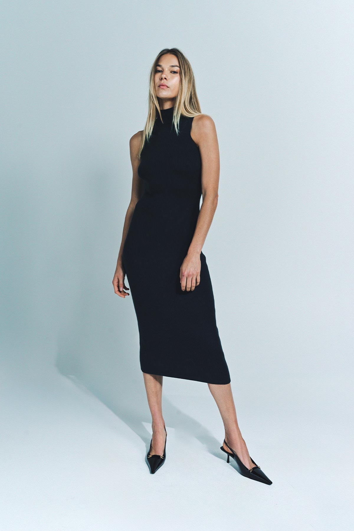 SABLYN | LAUREN MOCK NECK FITTED DRESS