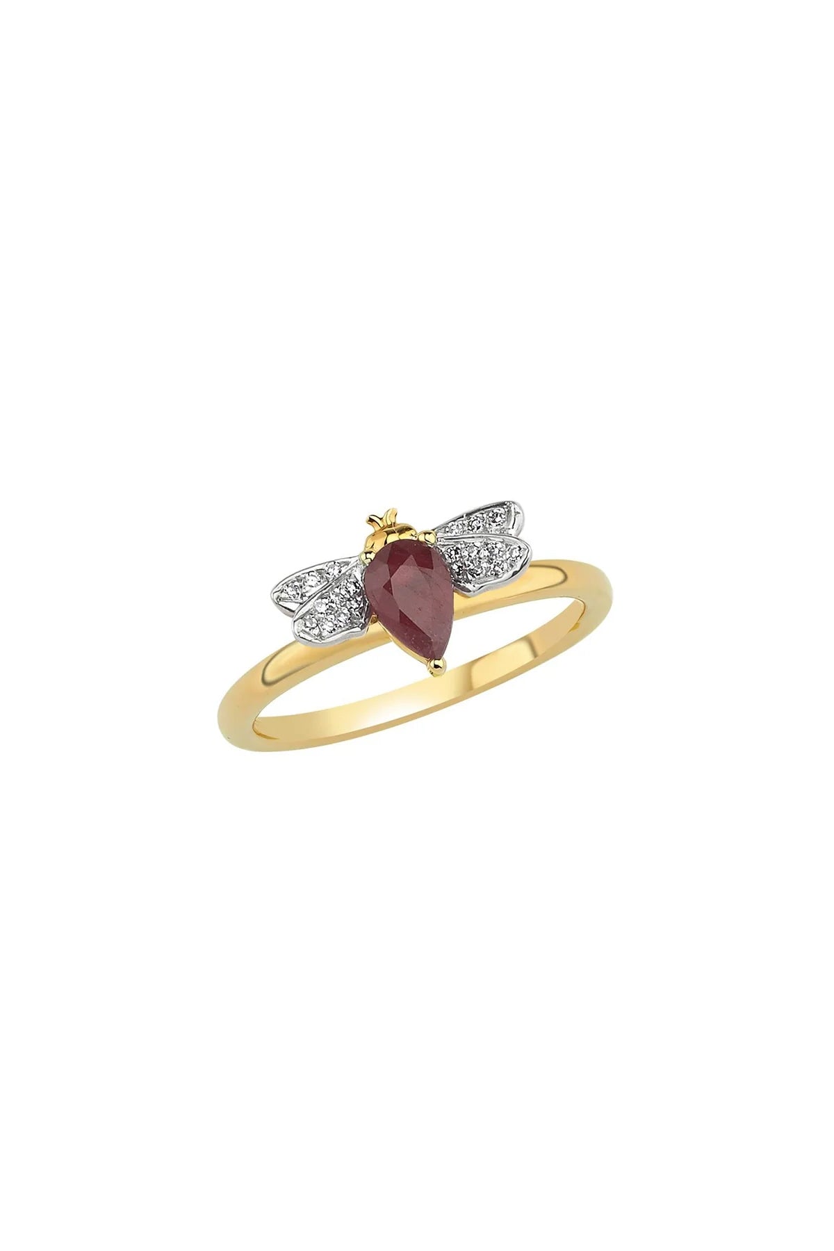 BEE GODDESS | QUEEN BEE RUBY RING