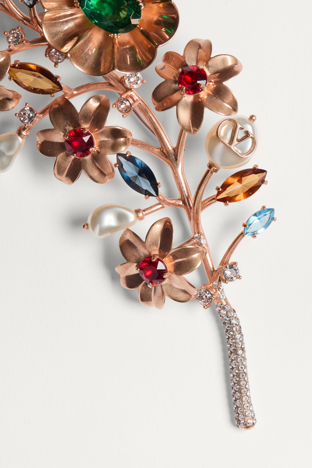 VALENTINO GARAVANI | PAPIER FLORAL BROOCH - MAXFIELD LA