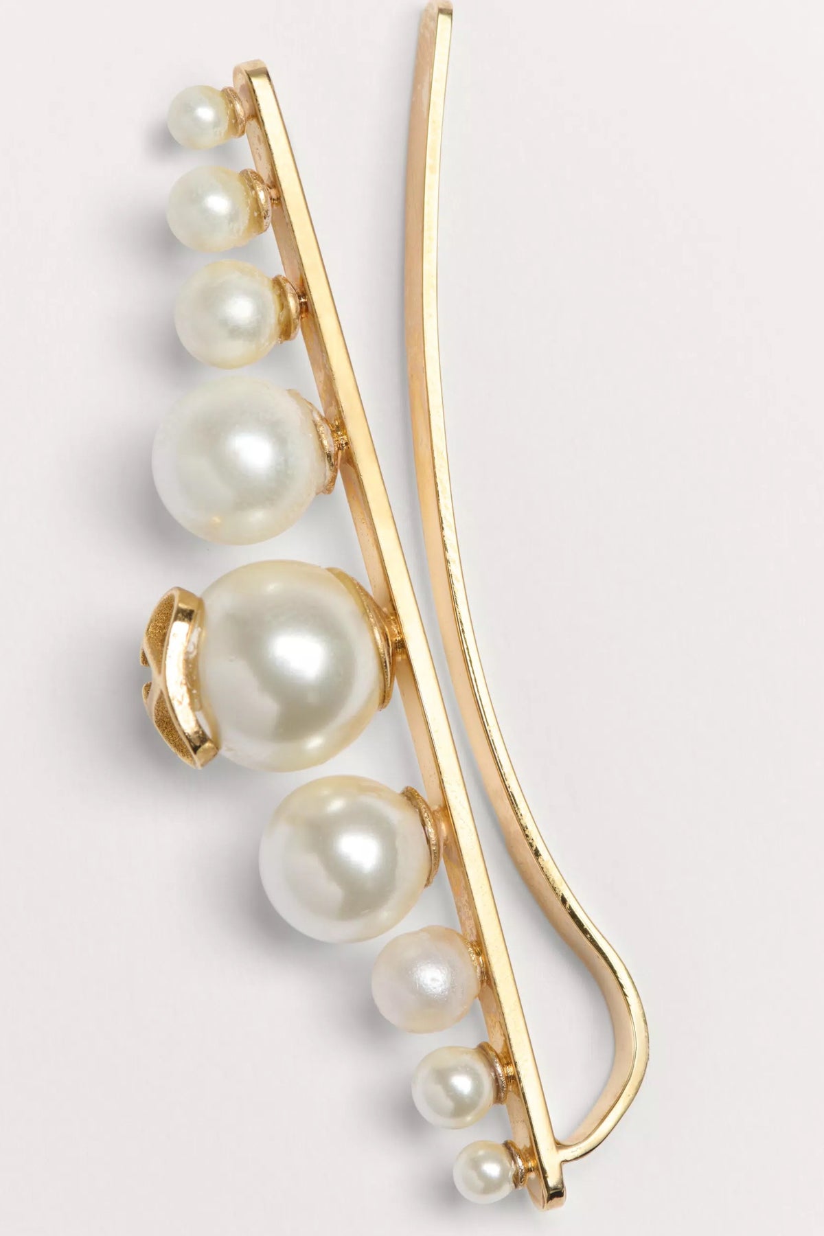 VALENTINO GARAVANI | VLOGO SIGNATURE PEARL TIE CLIP - MAXFIELD LA