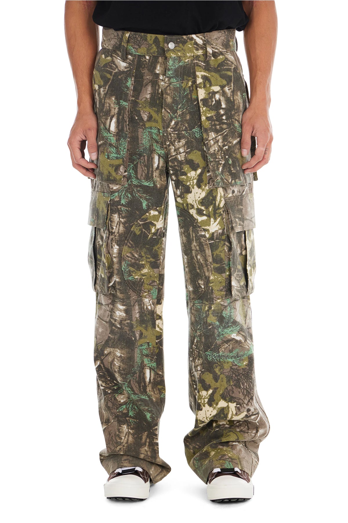 NAHMIAS | CAMO LOGO CARGO PANTS