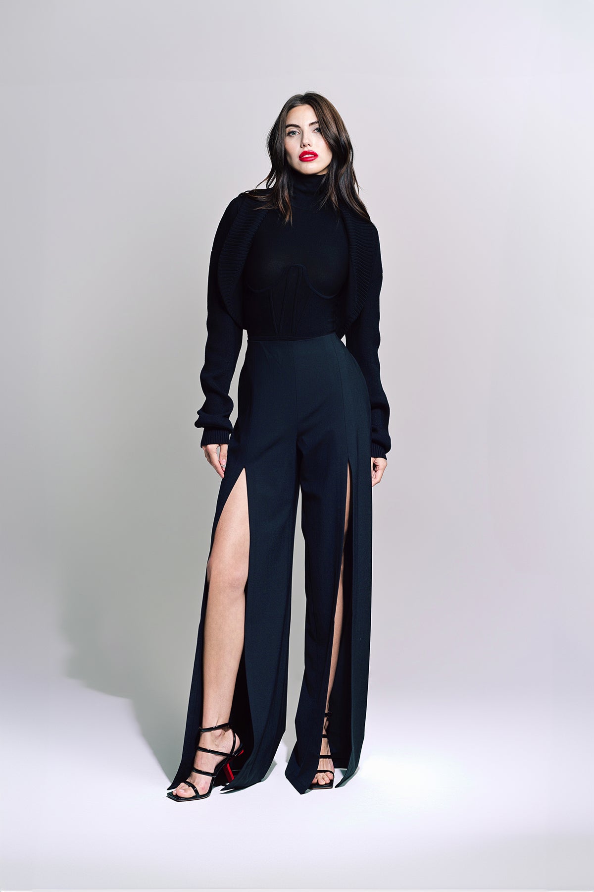 NENSI DOJAKA | LUNA TAILORED SLIT TROUSERS