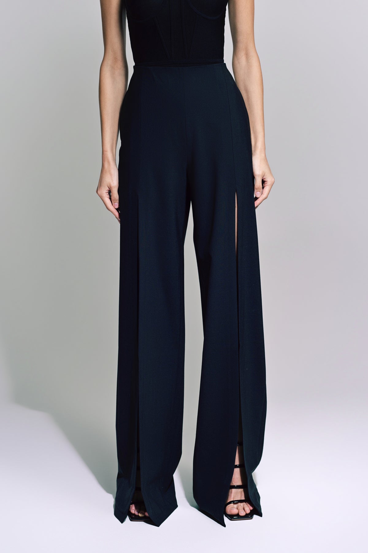 NENSI DOJAKA | LUNA TAILORED SLIT TROUSERS