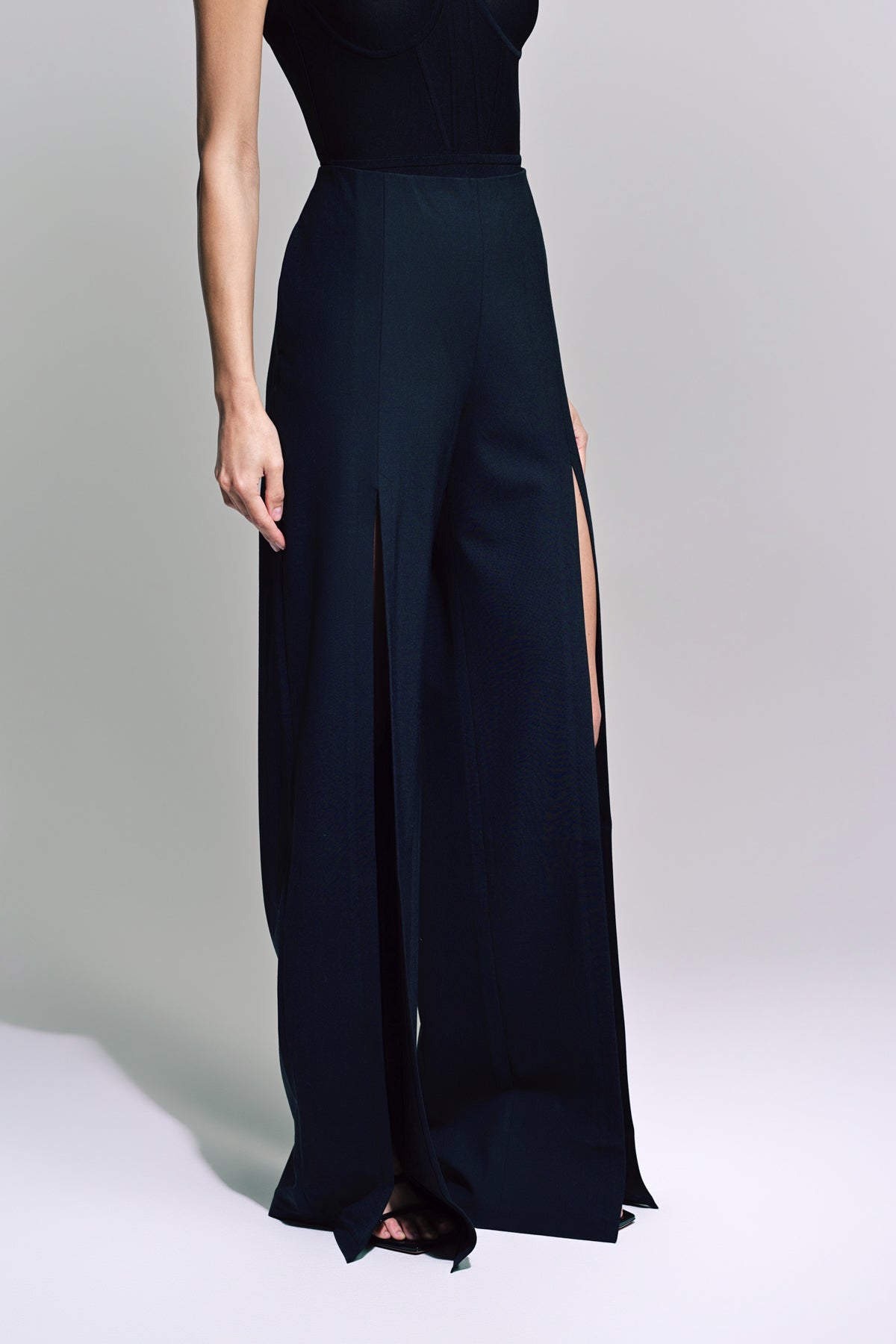 NENSI DOJAKA | LUNA TAILORED SLIT TROUSERS