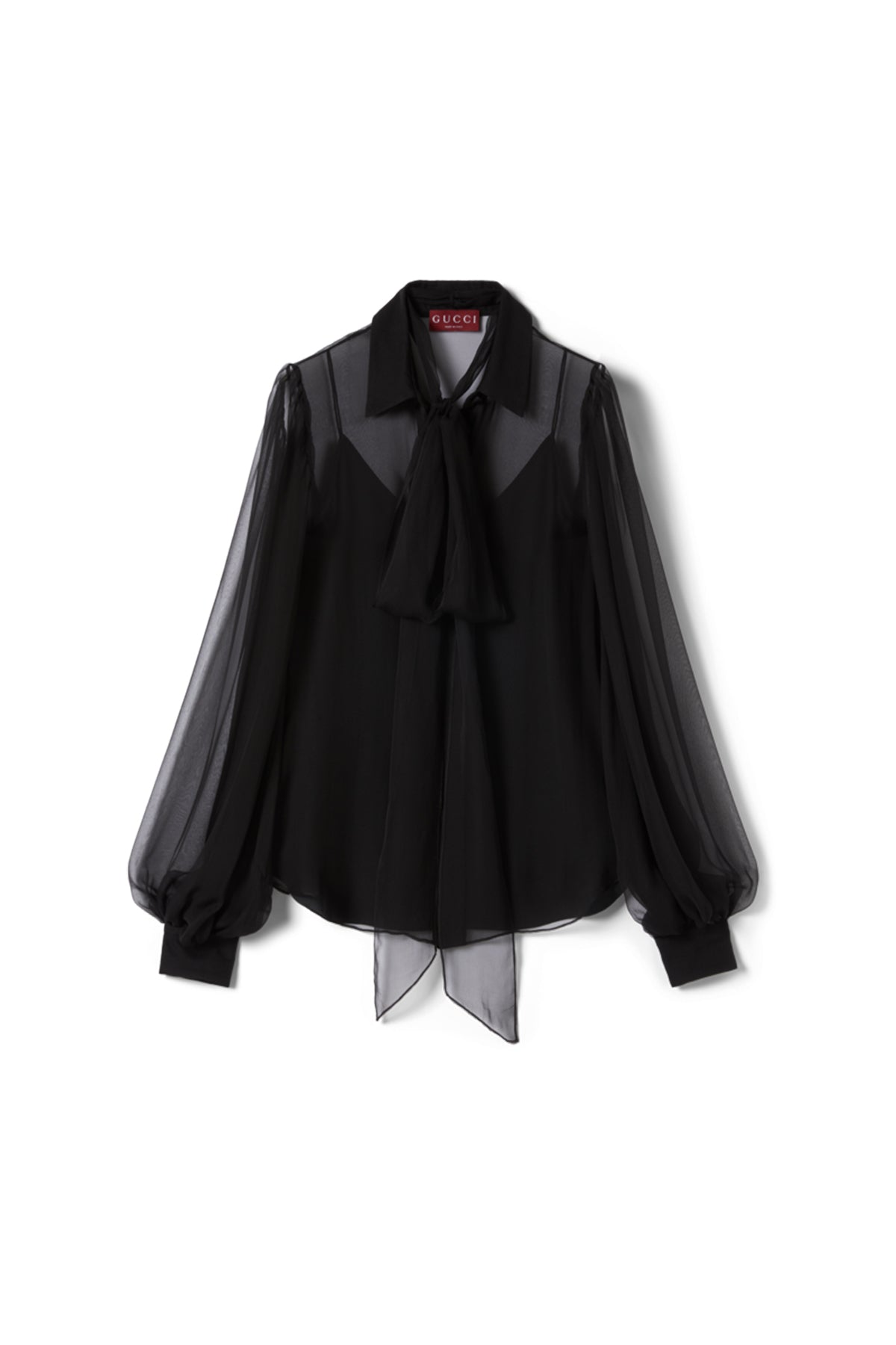 GUCCI | SILK CHIFFON SHIRT - MAXFIELD LA