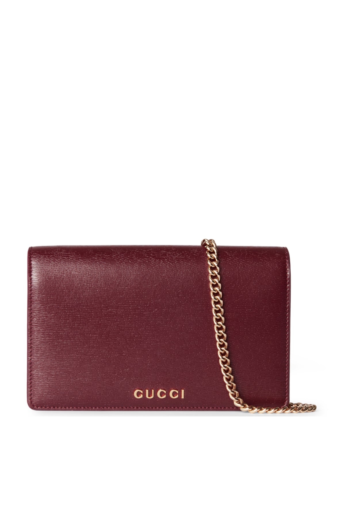 GUCCI | CHAIN WALLET WITH GUCCI SCRIPT - MAXFIELD LA