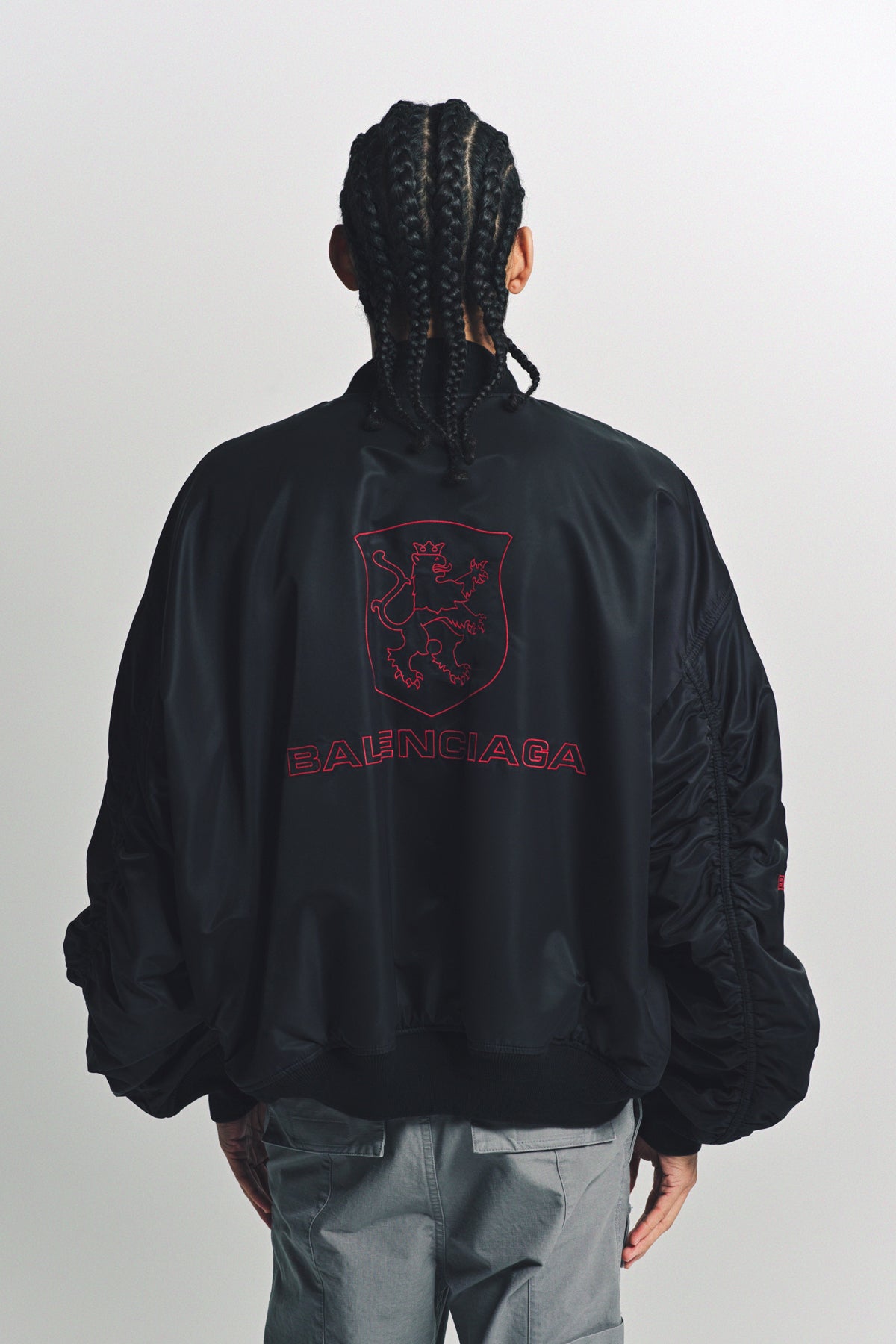 BALENCIAGA | LION CLUB VARSITY JACKET