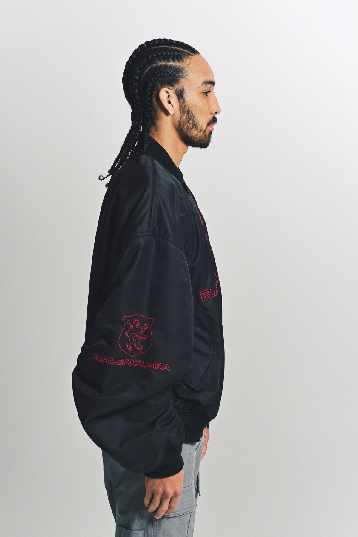 BALENCIAGA | LION CLUB VARSITY JACKET