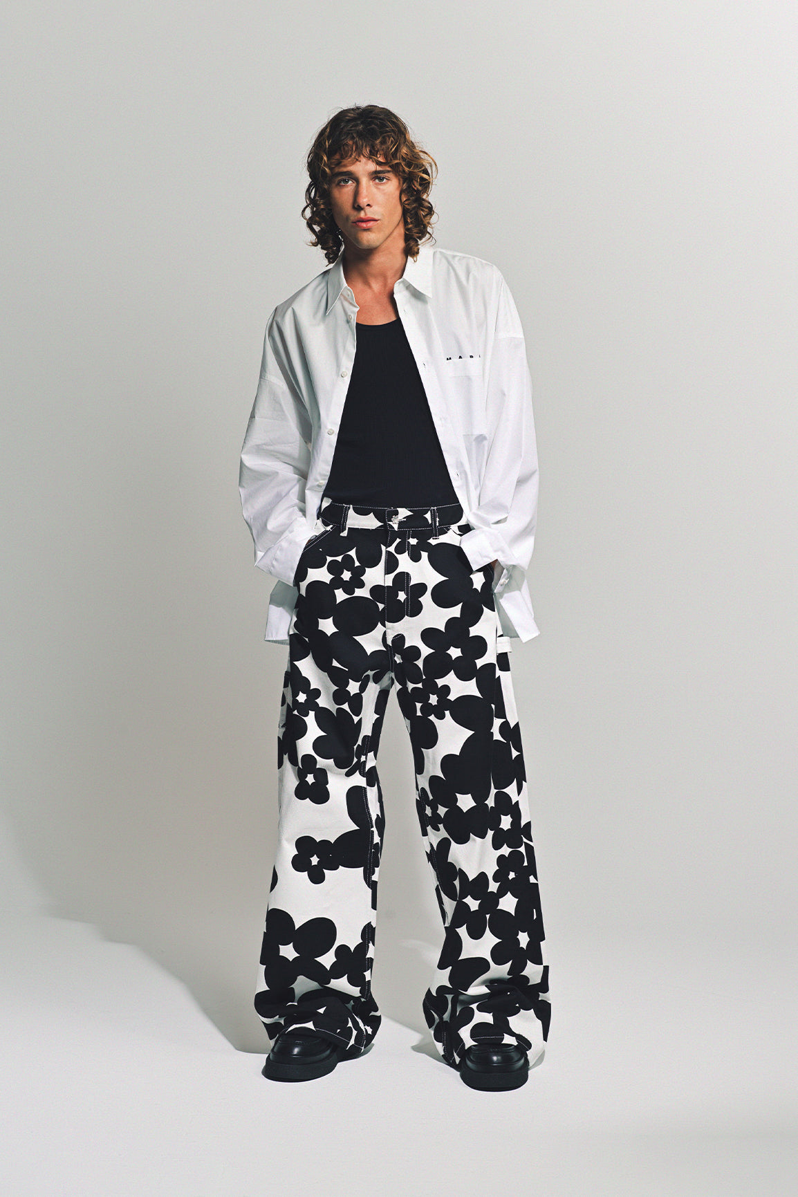 MARNI | FLORAL CARGO PANTS