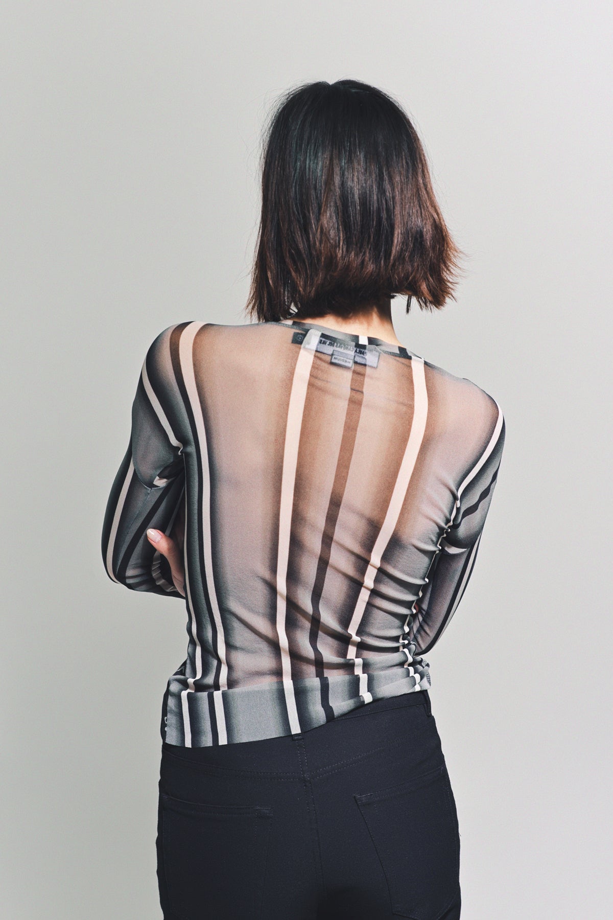 PAULA CANOVAS DEL VAS | LONG SLEEVE MESH TOP - MAXFIELD LA