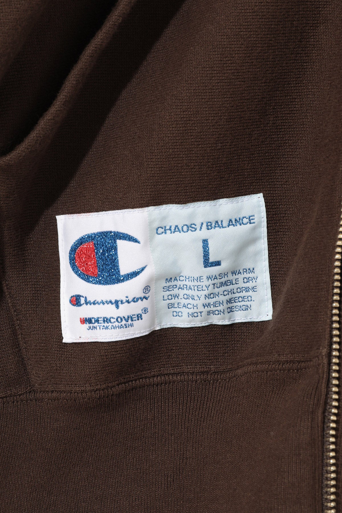 UNDERCOVER | CHAMPION DOUBLE ZIP HOODIE - MAXFIELD LA