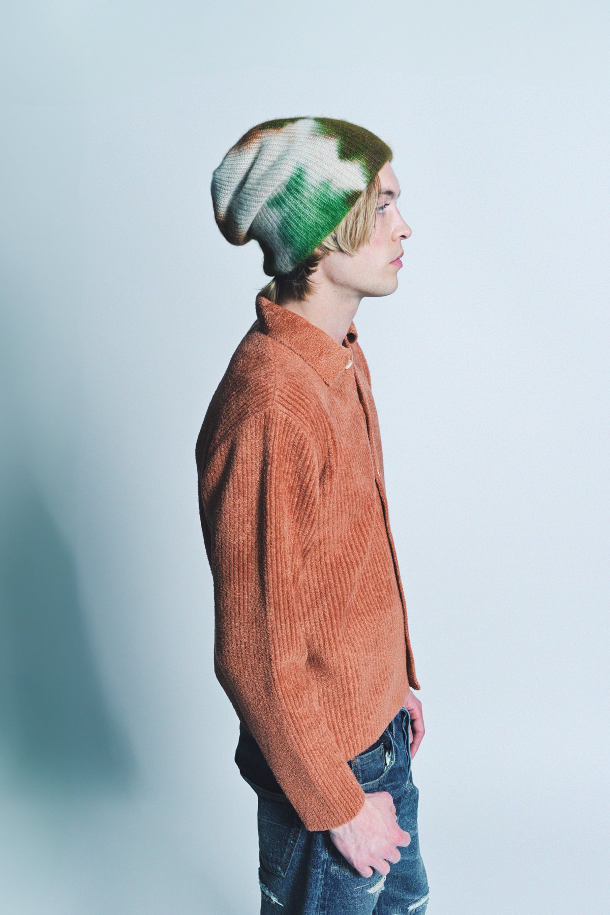 THE ELDER STATESMAN | CHENILLE LONG SLEEVE SHIRT