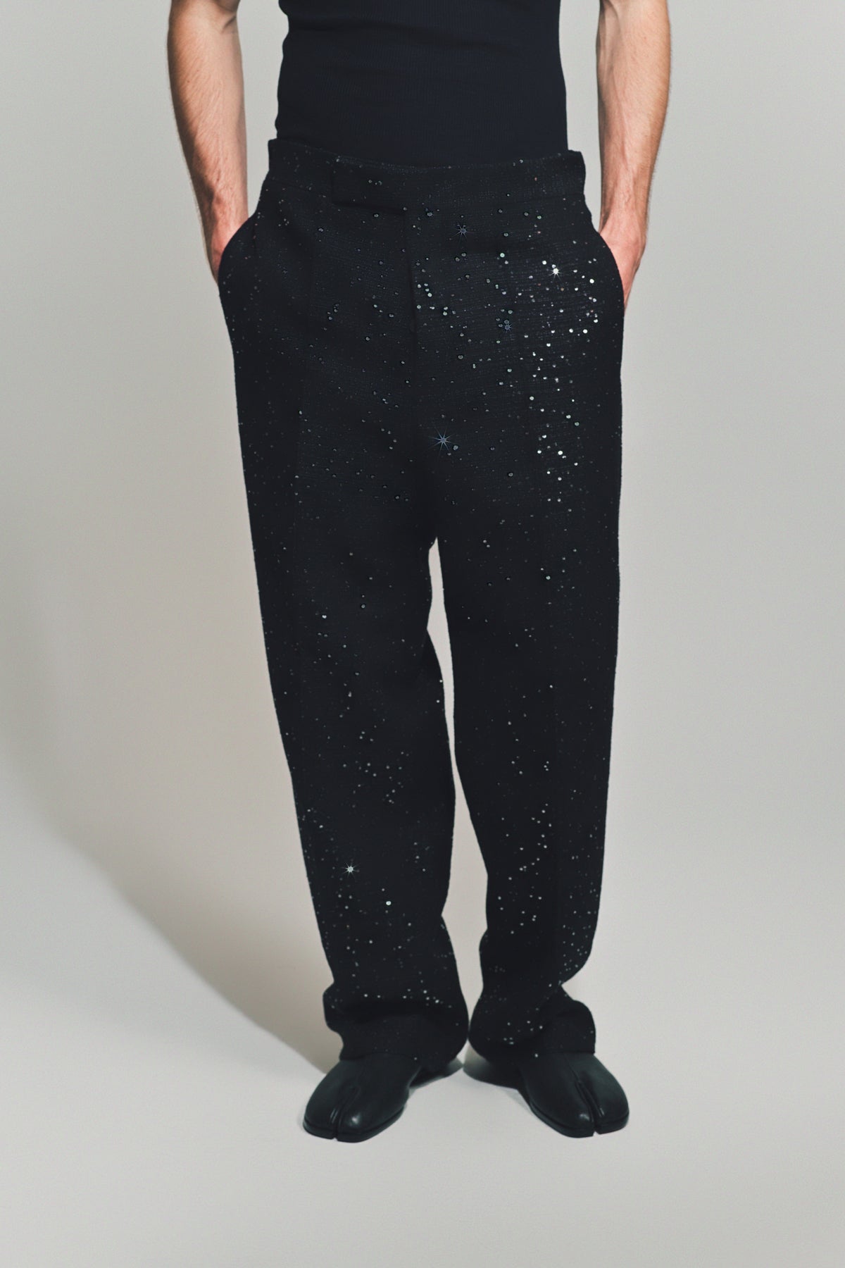 SAPIO | NO. 10 BRAIDED SEQUIN PANTS