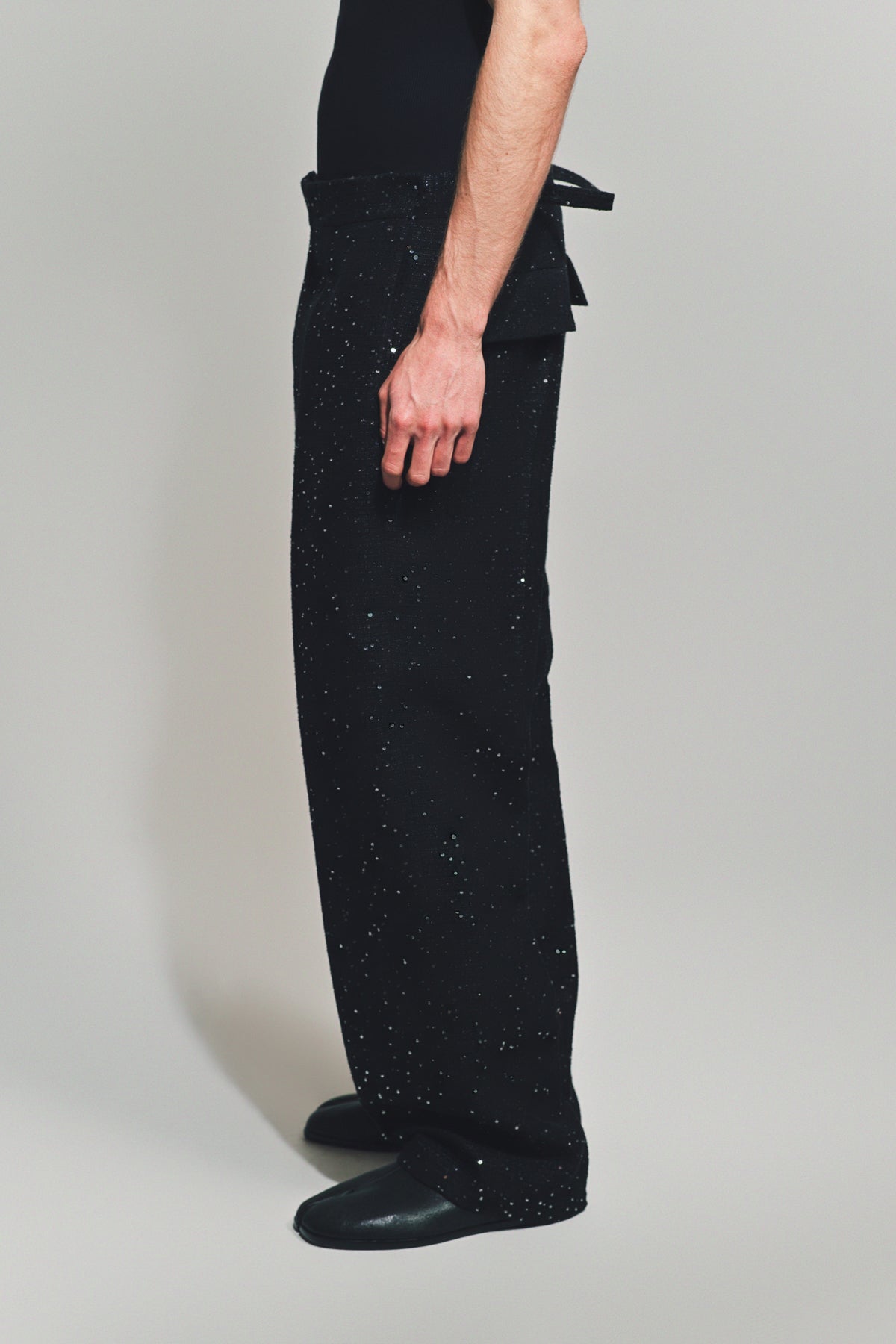 SAPIO | NO. 10 BRAIDED SEQUIN PANTS