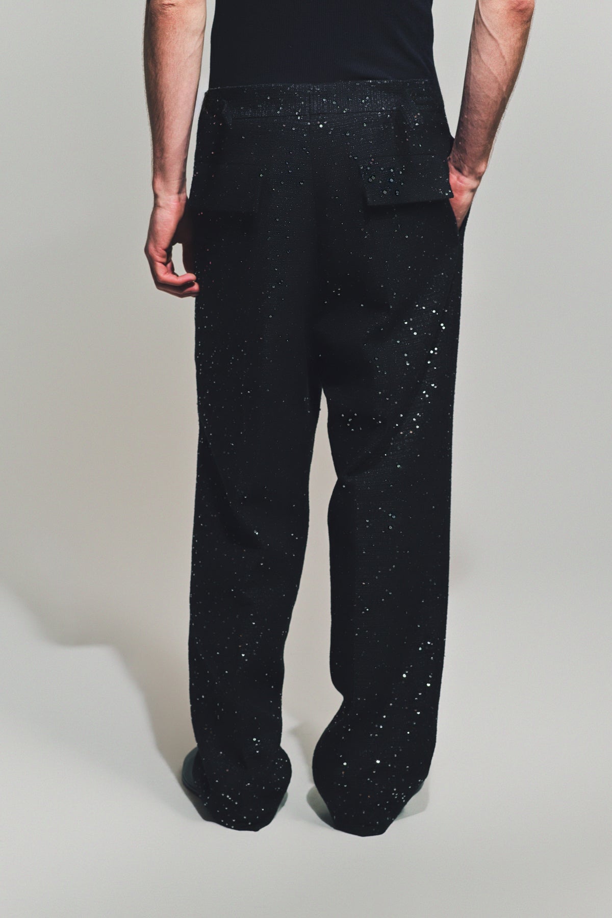 SAPIO | NO. 10 BRAIDED SEQUIN PANTS