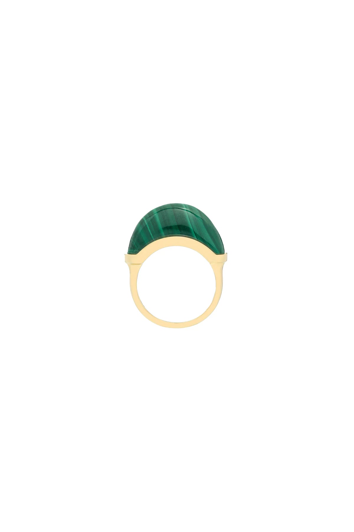 WYLD BOX | LUNA MINI MALACHITE RING - MAXFIELD LA