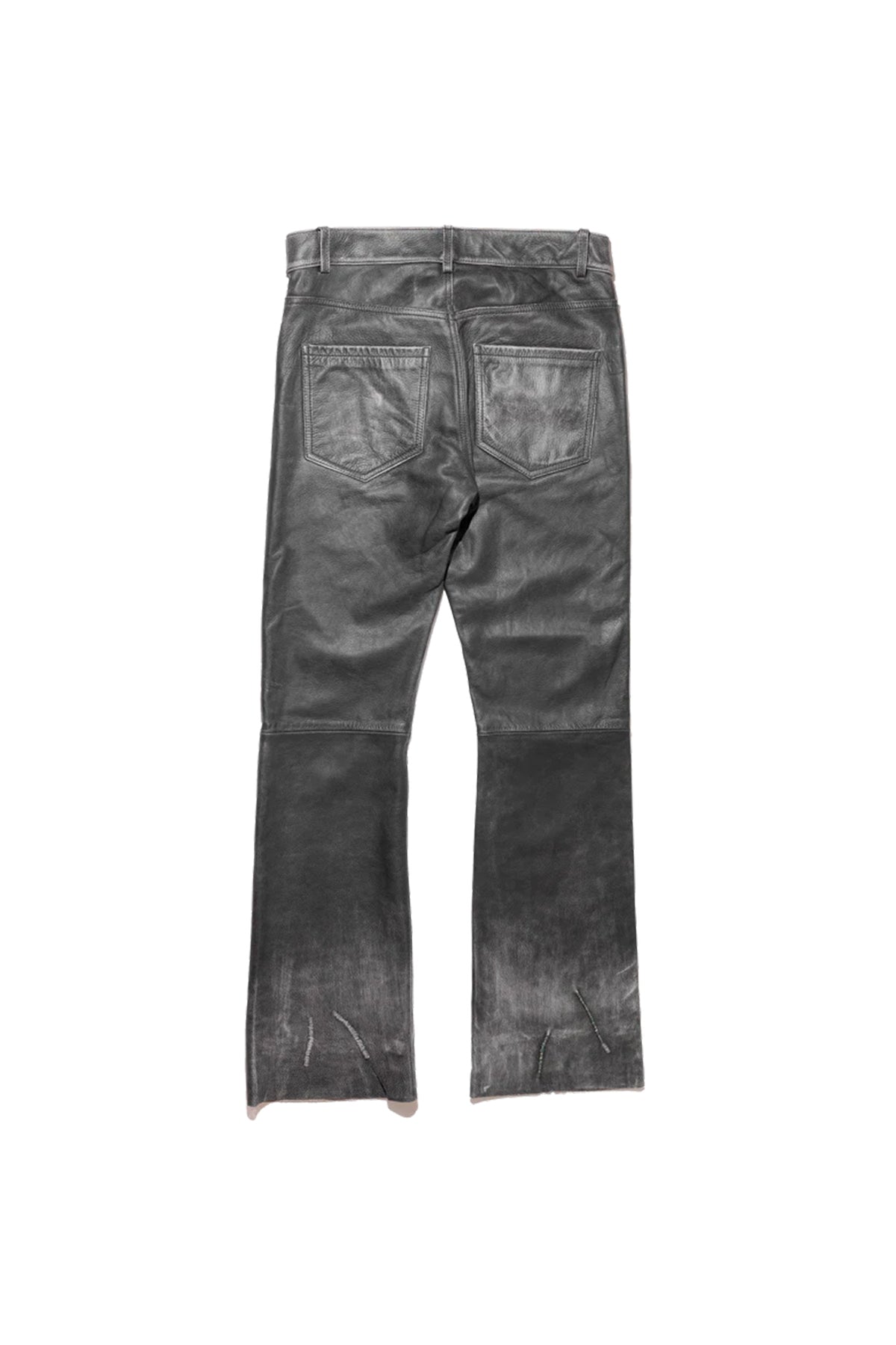 ENFANTS RICHES DÉPRIMÉS | REPAIRED LEATHER FLARE JEANS - MAXFIELD LA