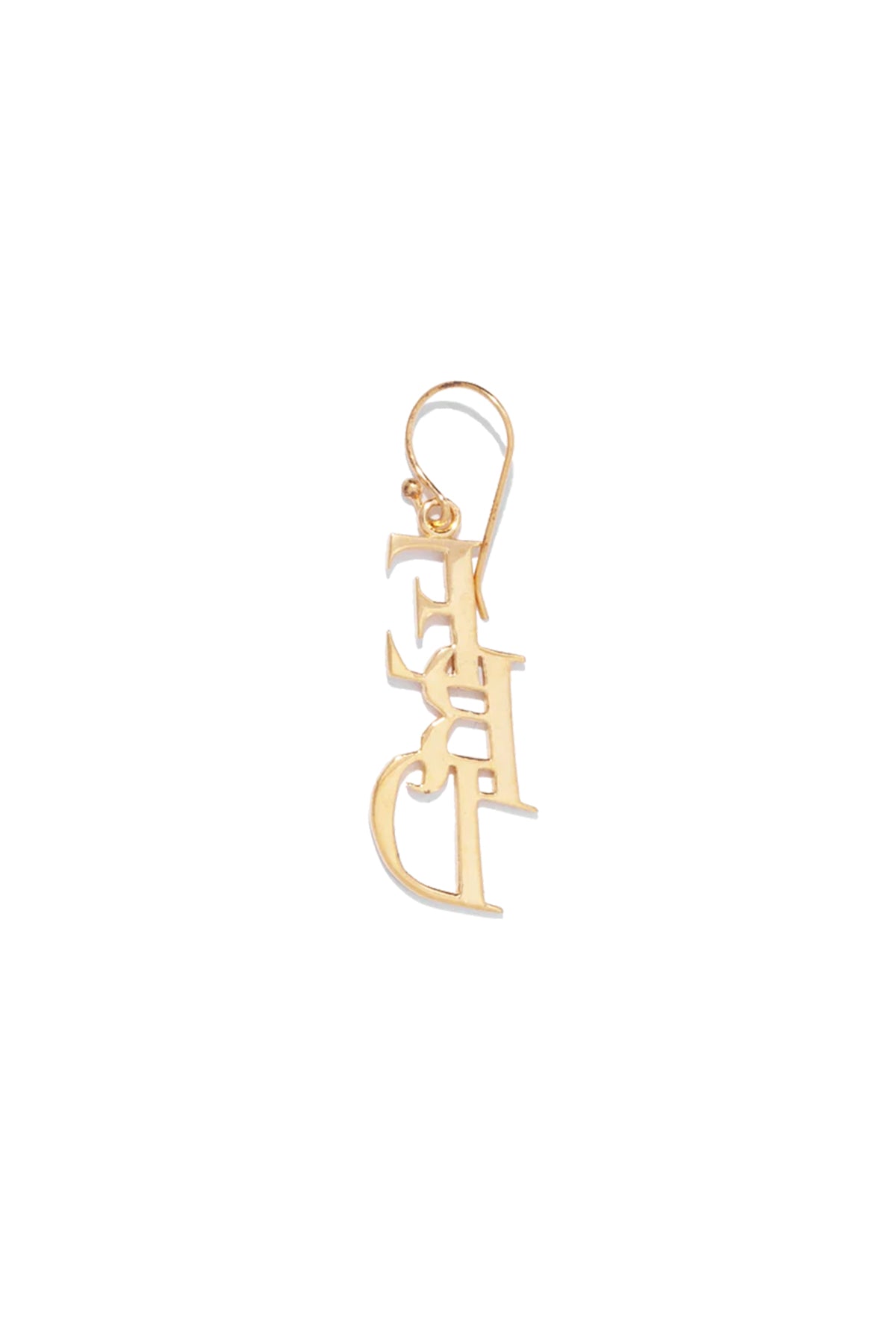 ENFANTS RICHES DÉPRIMÉS | SMALL MONOGRAM EARRING