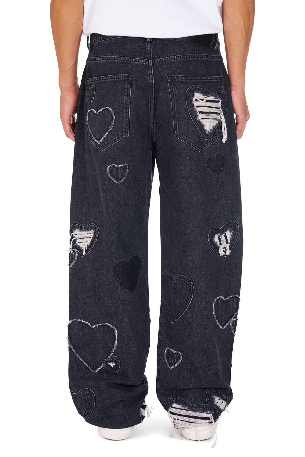 NAHMIAS | HEART PATCHWORK JEANS