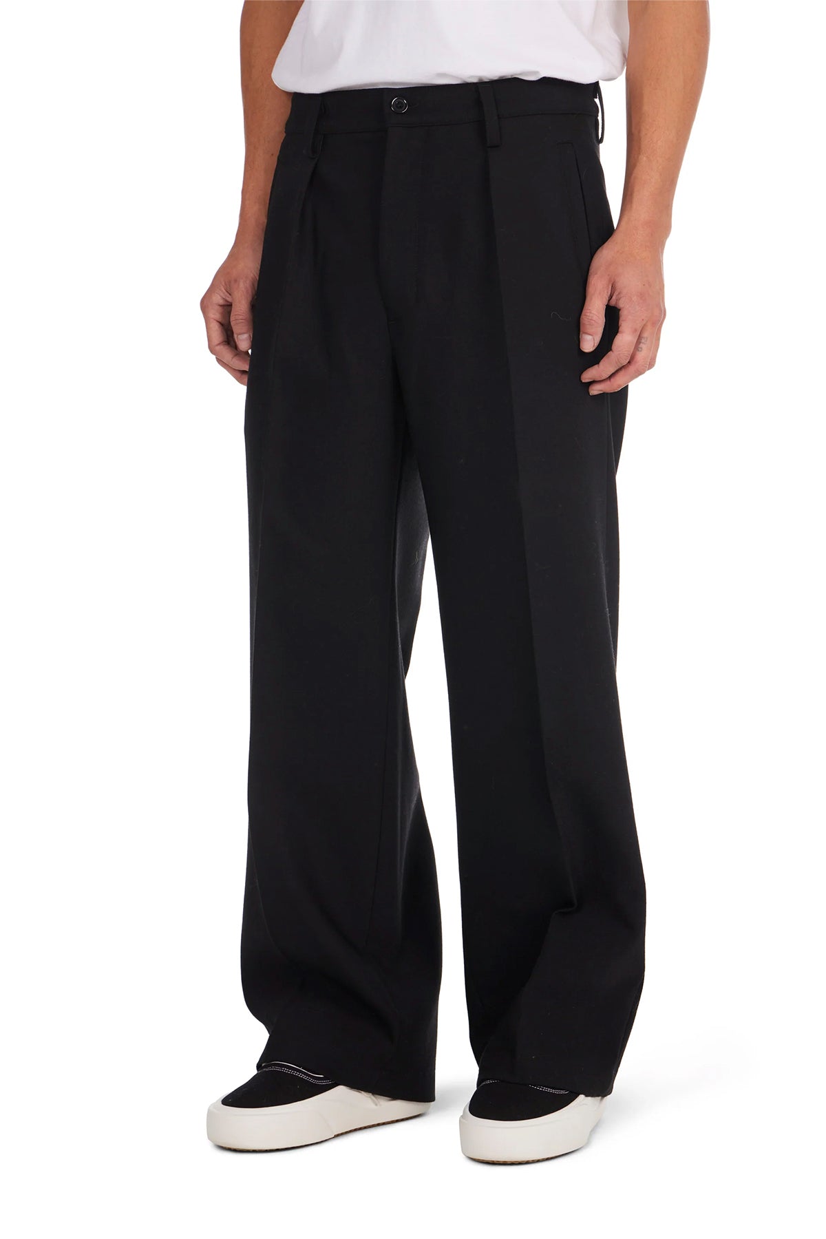 NAHMIAS | SUITING PLEATED TROUSERS