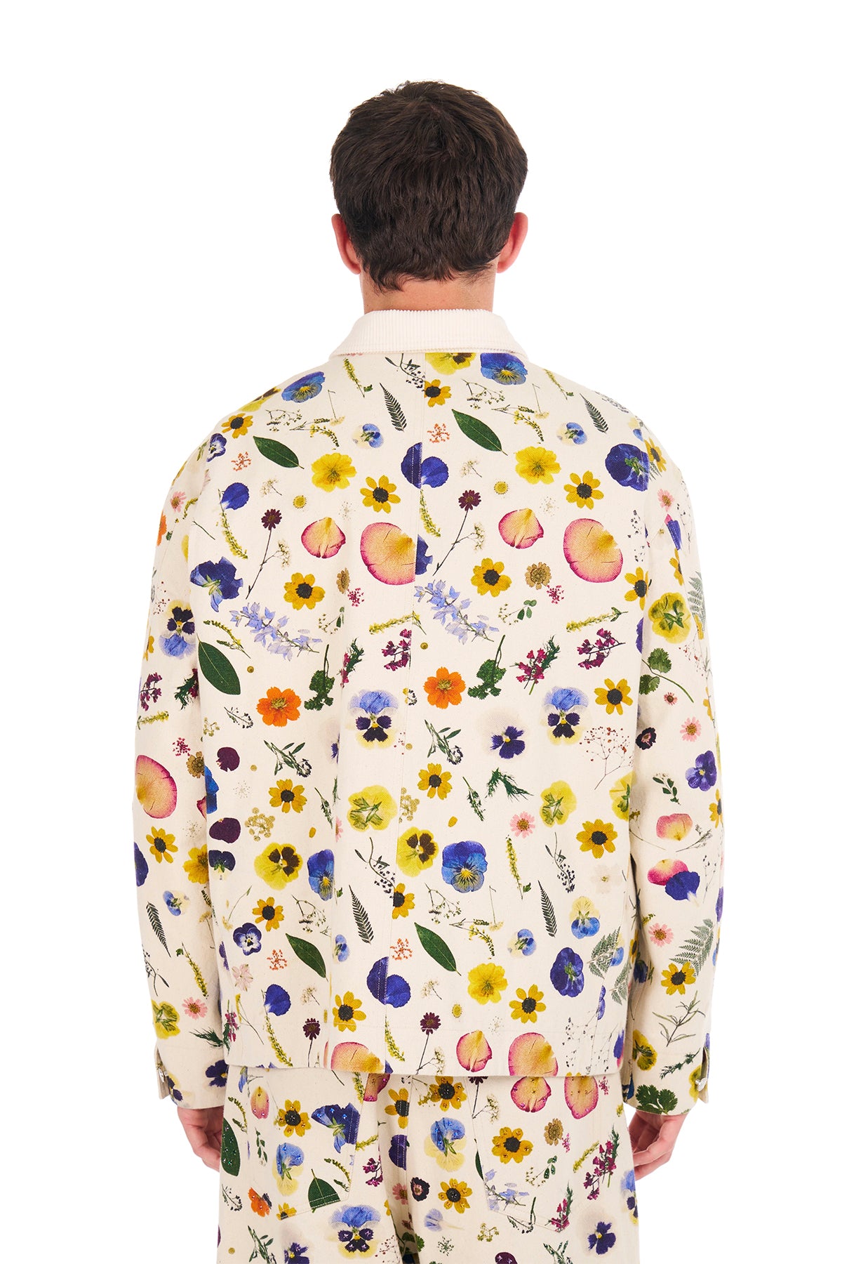 NAHMIAS | FLORAL DENIM WORKMAN JACKET