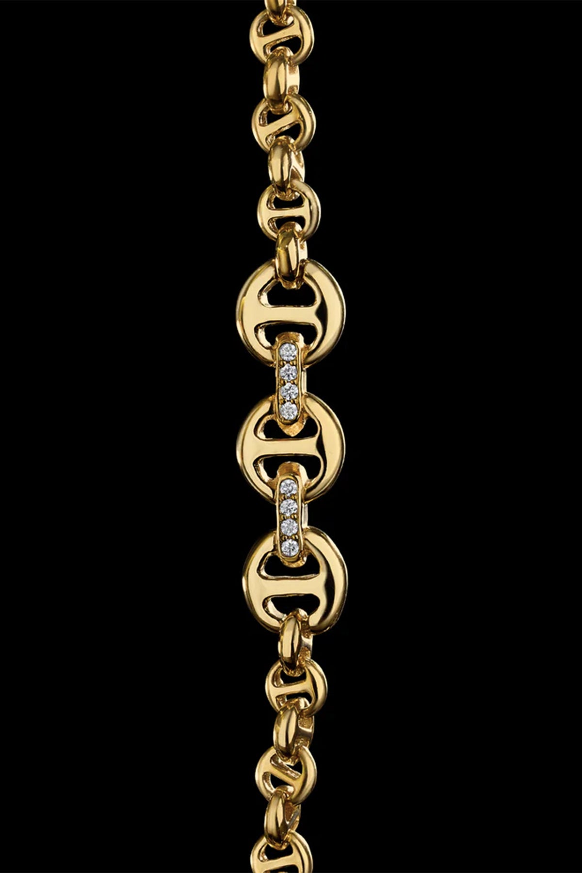 HOORSENBUHS | 18K GOLD OPEN-LINK DIAMOND NECKLACE