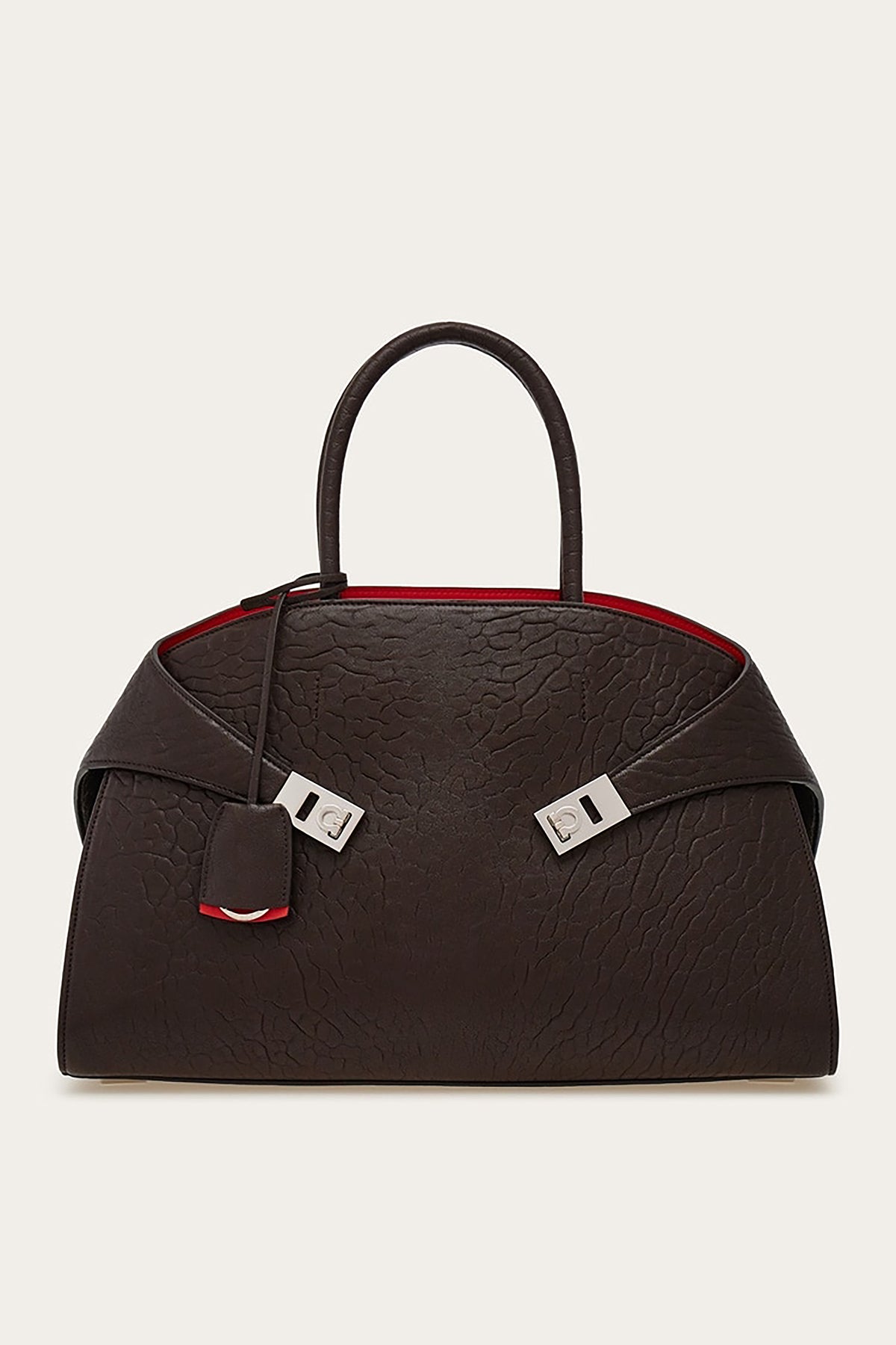 FERRAGAMO | LEATHER HUG BAG