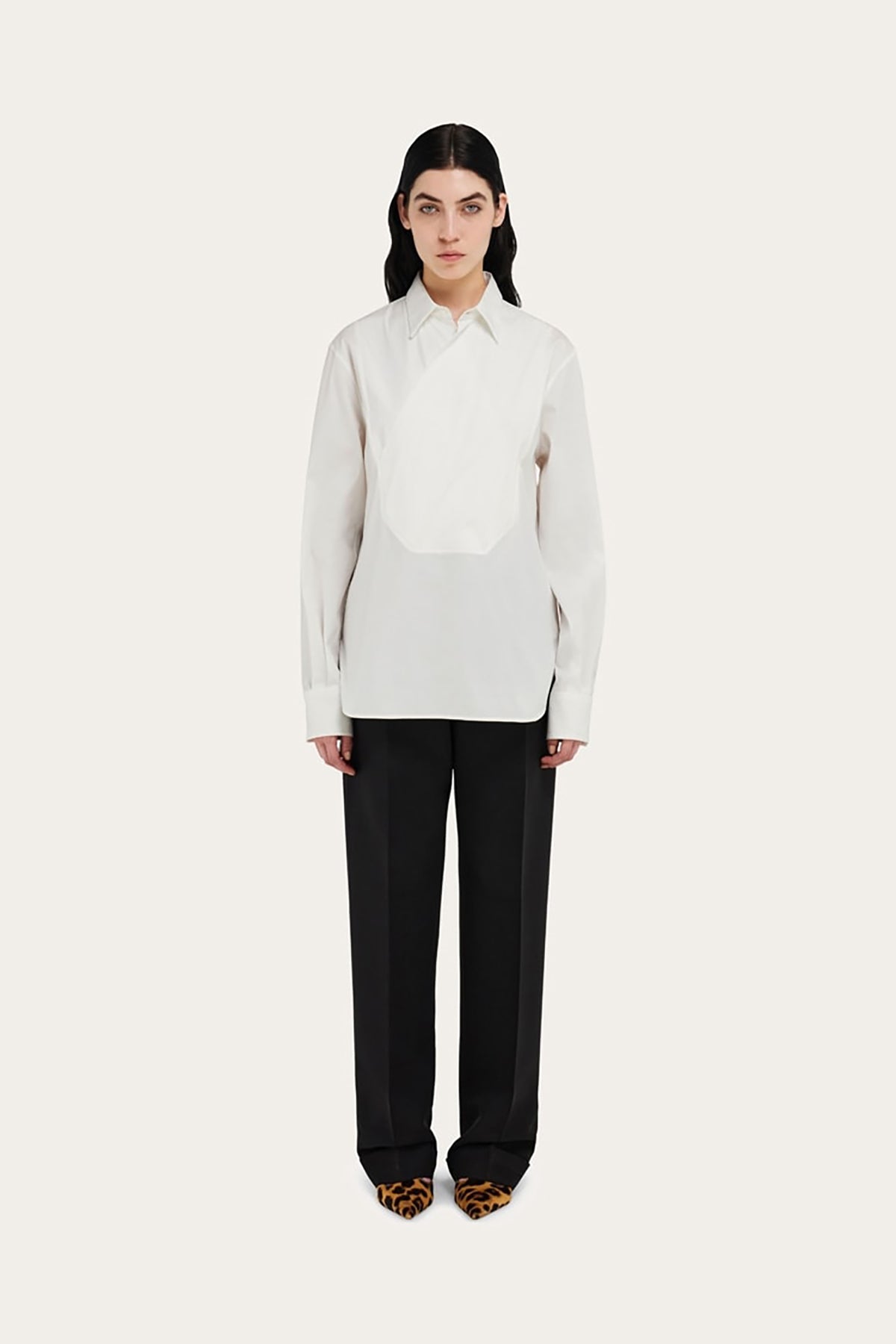 FERRAGAMO | LONG SLEEVE TUXEDO SHIRT