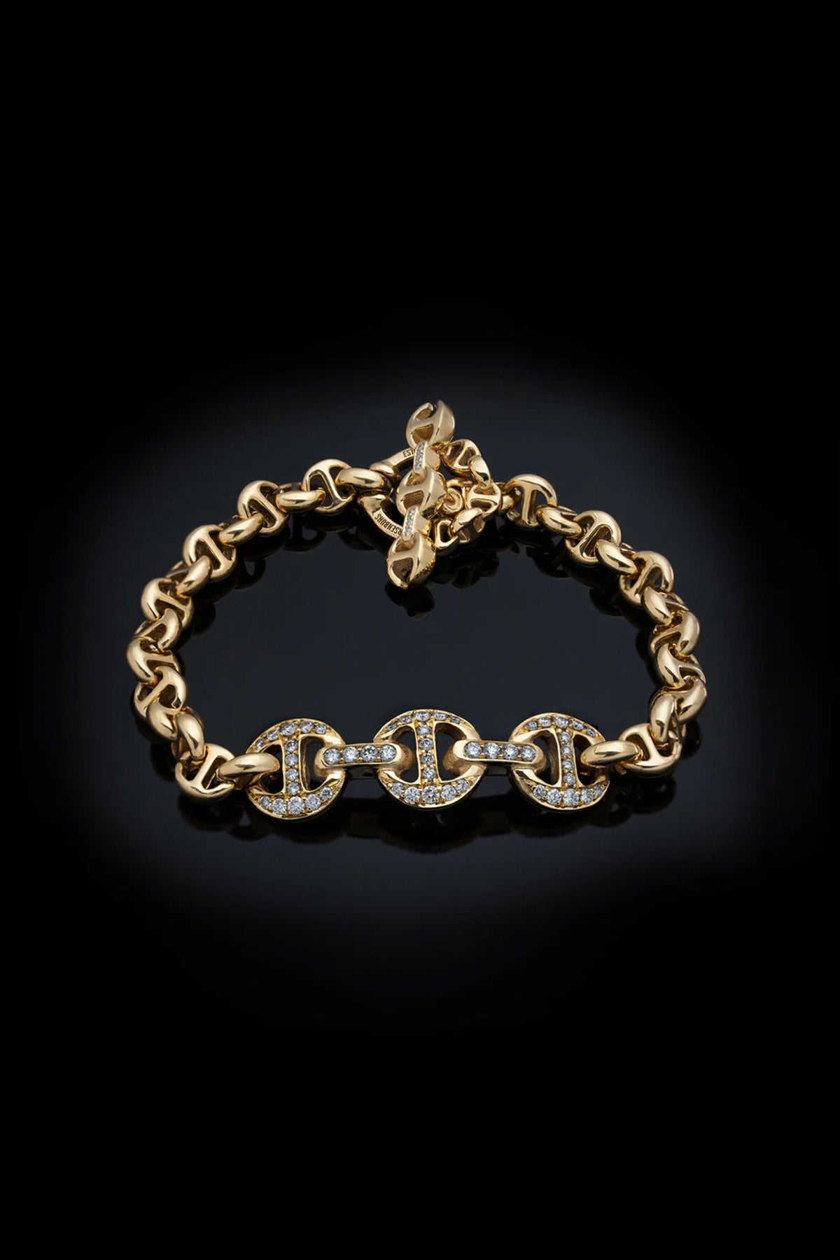 HOORSENBUHS | ANTIQUATED DIAMOND ID BRACELET