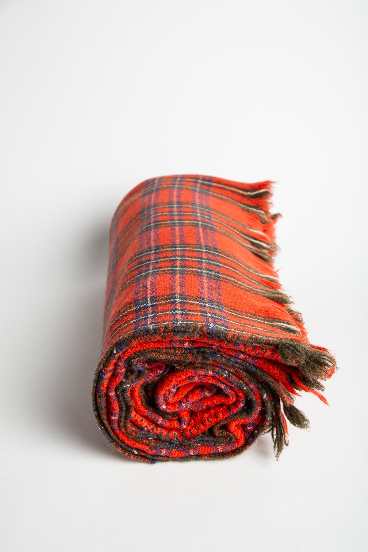 THE ELDER STATESMAN | TARTAN WOVEN THROW - MAXFIELD LA