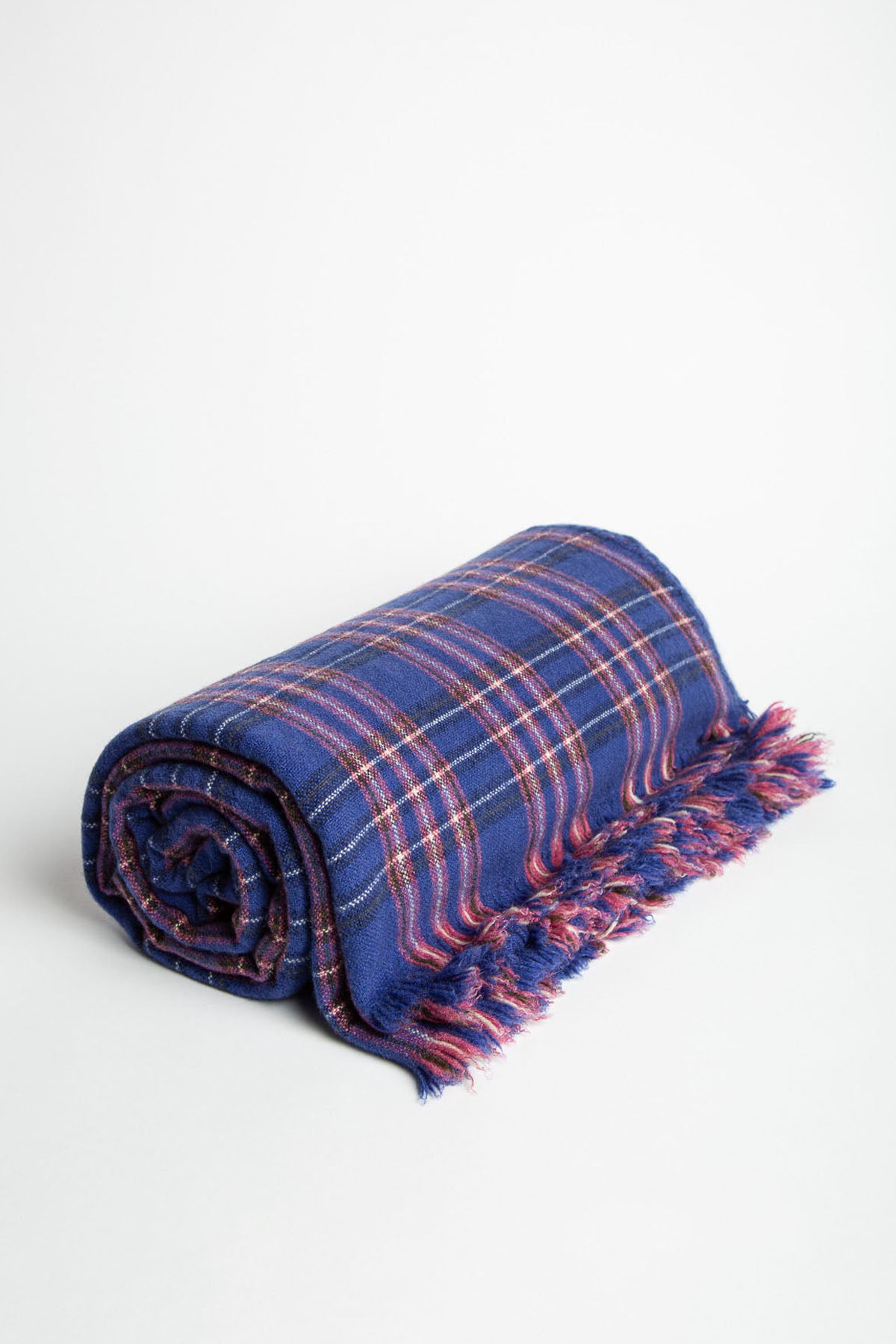 THE ELDER STATESMAN | TARTAN WOVEN THROW - MAXFIELD LA