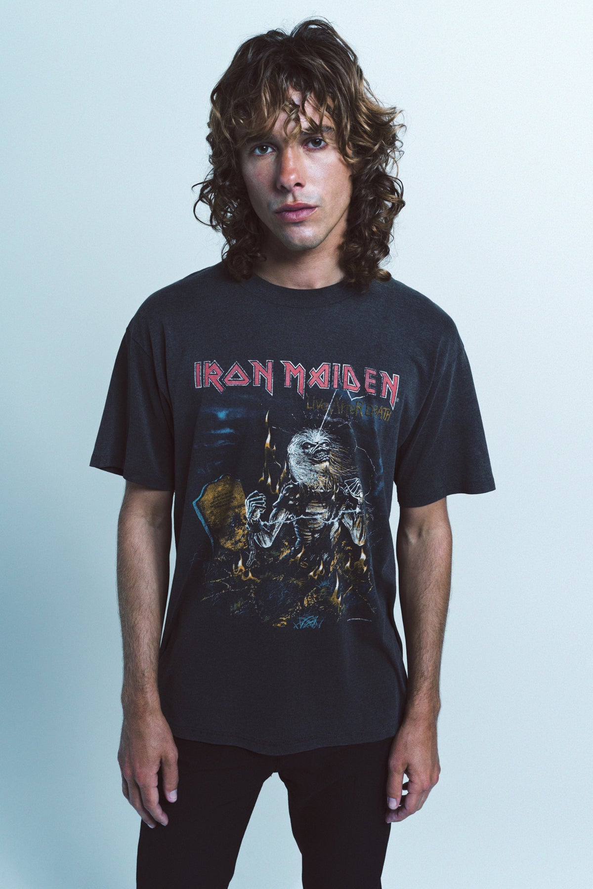 MAXFIELD VINTAGE | 1985 IRON MAIDEN LIVE AFTER DEATH TEE - MAXFIELD LA