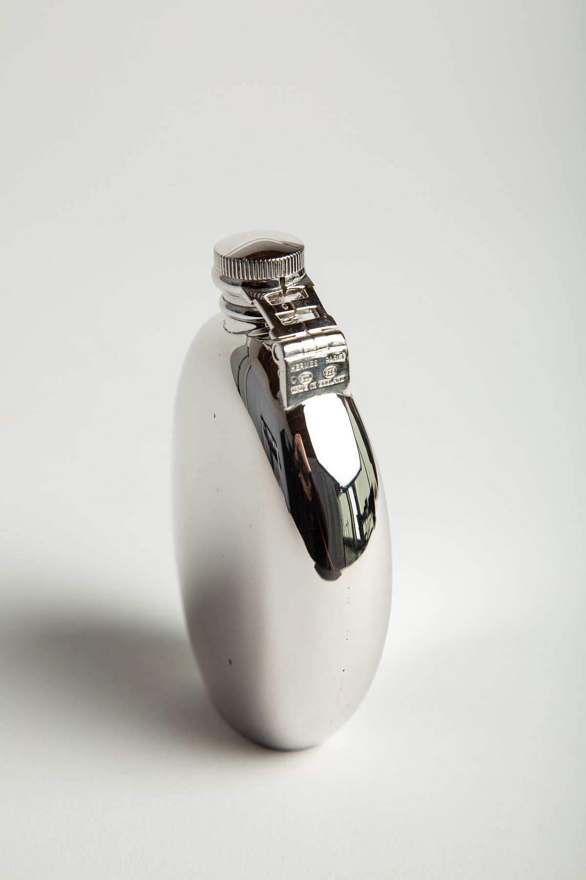 HERMÈS | 1960'S SMALL STERLING SILVER FLASK