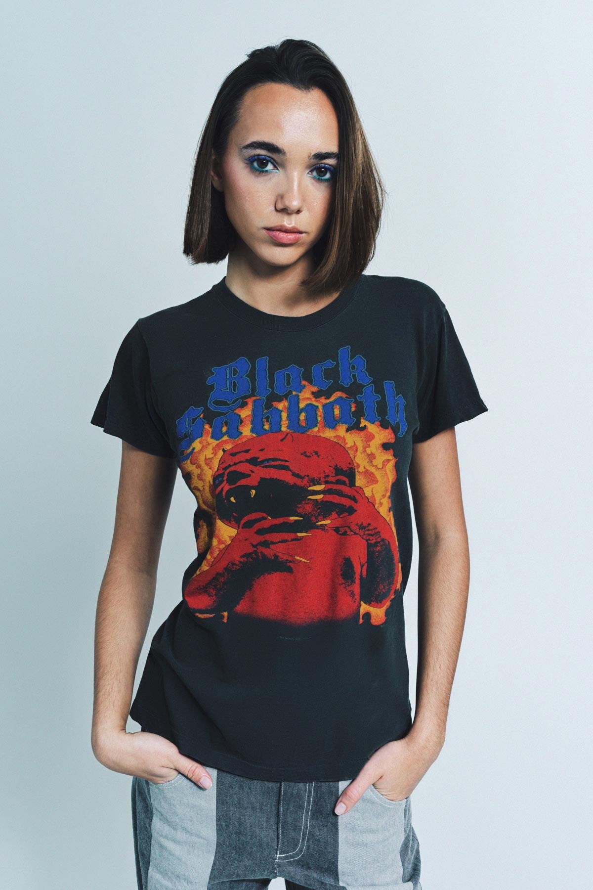 MAXFIELD VINTAGE | 1980'S BLACK SABBATH BORN TEE - MAXFIELD LA